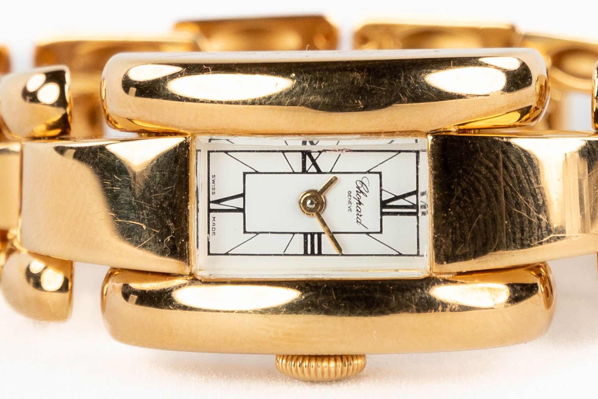 Chopard, 'La Strada' a woman's wristwatch, 18kt yellow gold. (W:1,8 x H:4,3 cm) - Image 9 of 16