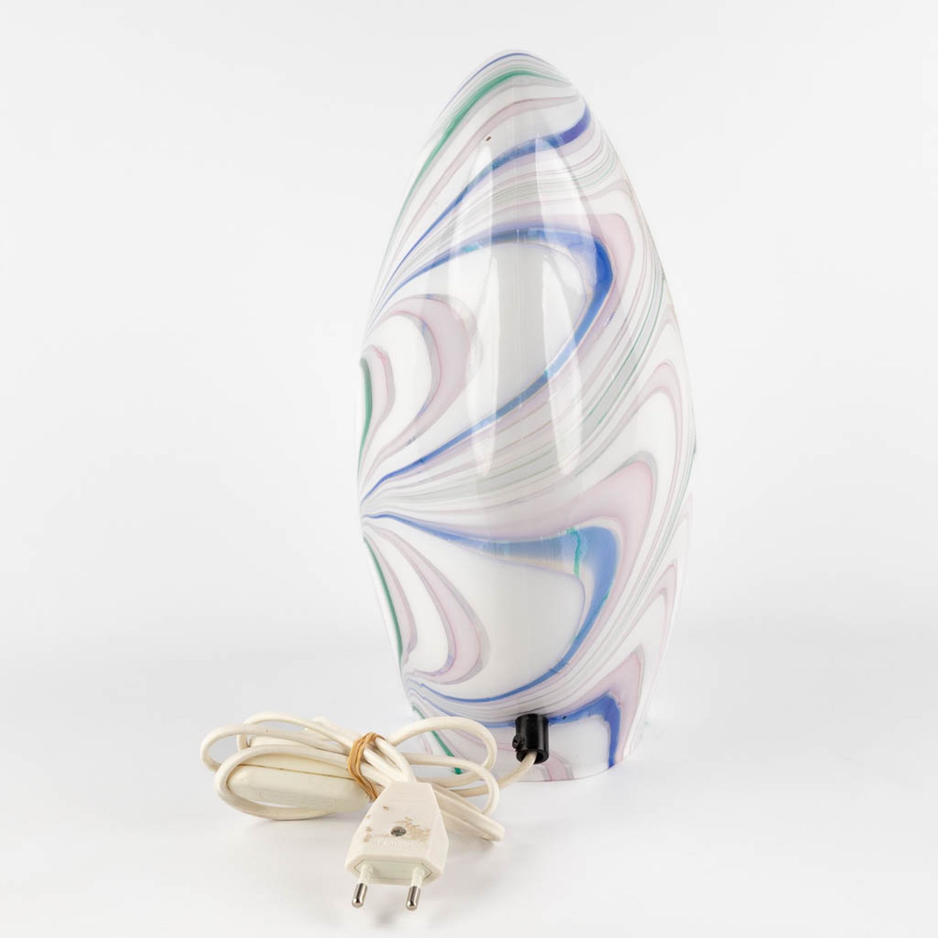 Caramella, Murano. A glass table lamp, circa 1970. (D:16 x W:36 x H:32 cm) - Image 4 of 10