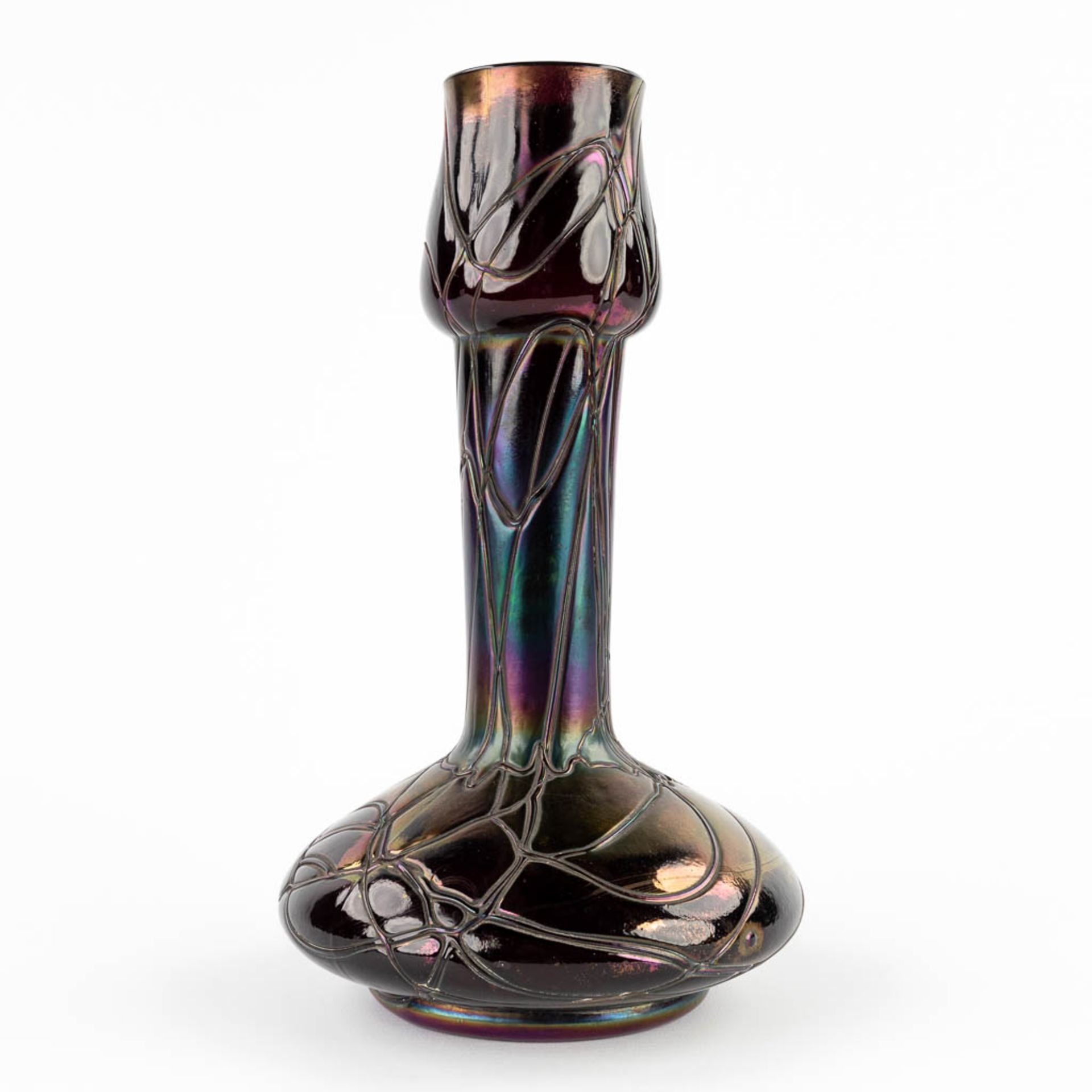 Pallme-Konig 'Vase' iridescent glass (H:26 x D:15 cm) - Image 6 of 10