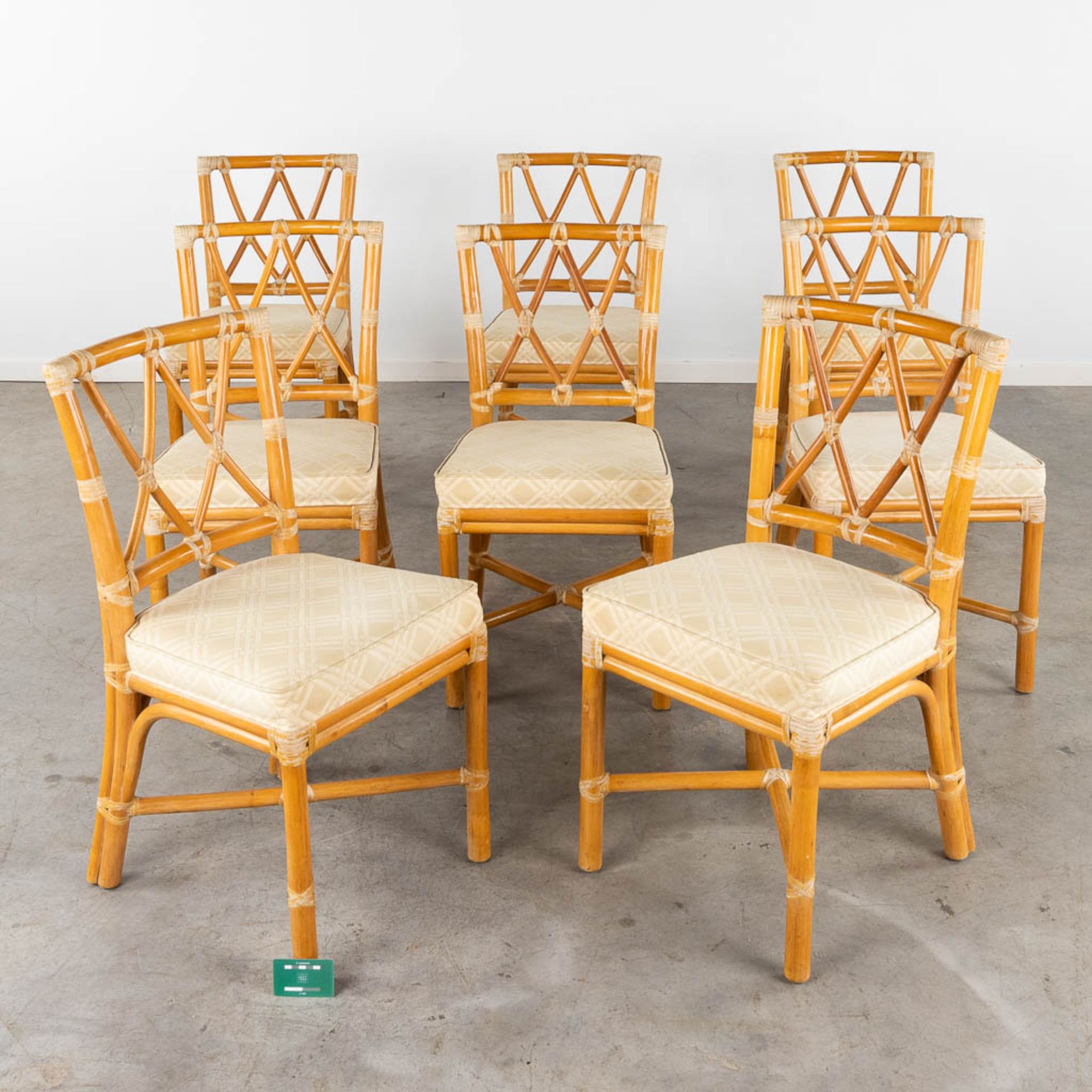John MCGUIRE (1920-2013) '8 Bamboo chairs'. (D:50 x W:45 x H:86 cm) - Bild 3 aus 14