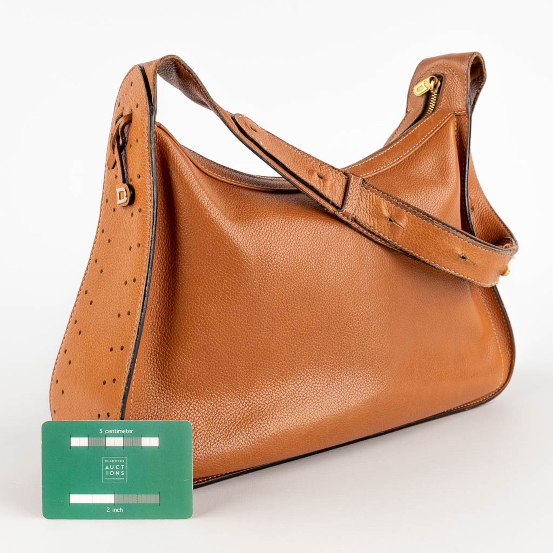 Delvaux, Pensée, a handbag made of brown leather. (W:24 x H:32 cm) - Bild 3 aus 18