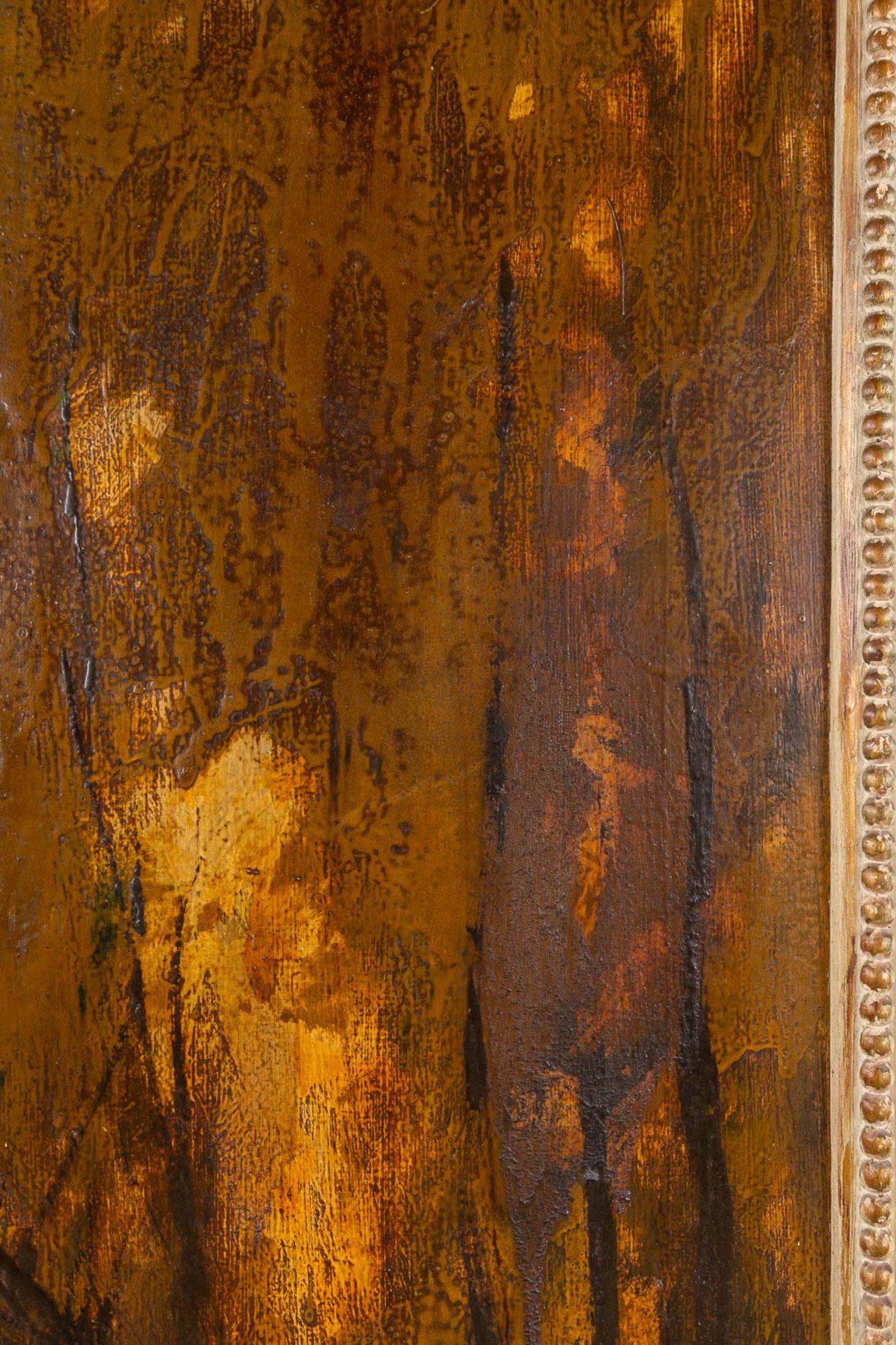 Paul HAGEMANS (1884-1959) 'Spring' oil on board. (W:87 x H:118 cm) - Bild 4 aus 8