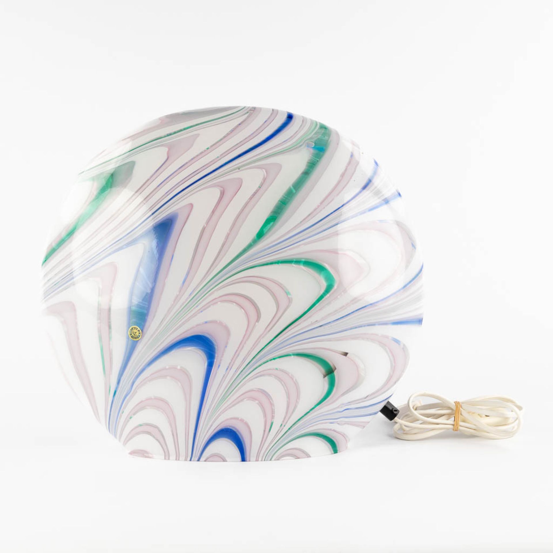 Caramella, Murano. A glass table lamp, circa 1970. (D:16 x W:36 x H:32 cm) - Image 3 of 10