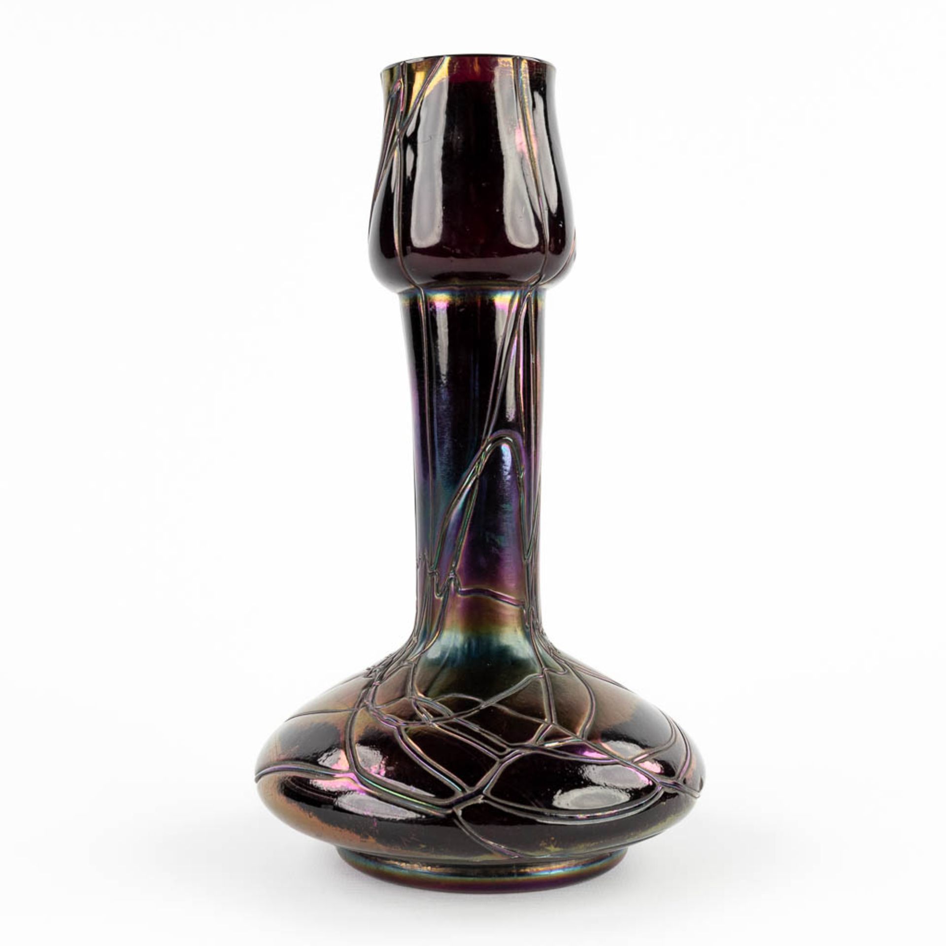 Pallme-Konig 'Vase' iridescent glass (H:26 x D:15 cm) - Image 4 of 10
