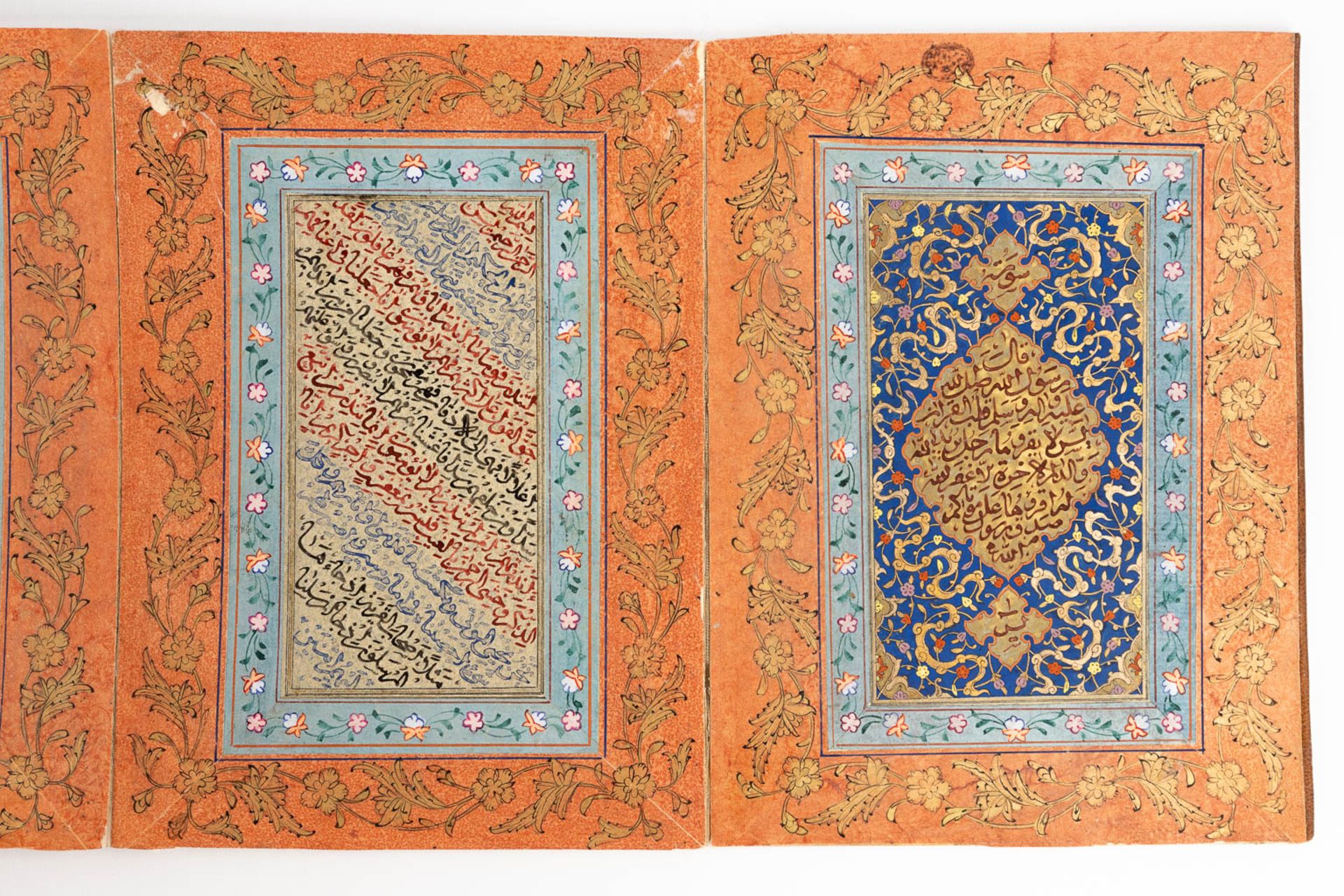 An album of Ottoman Calligraphic Panels (QITA) early 20th C. (W:15 x H:20 cm) - Image 7 of 12