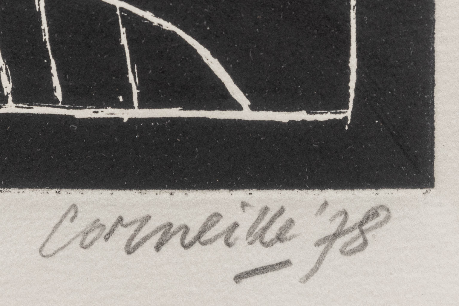CORNEILLE (1922-2010) a lithograph, Epreuve D'Artiste, 15/25 1978. (W:49 x H:64 cm) - Image 5 of 6