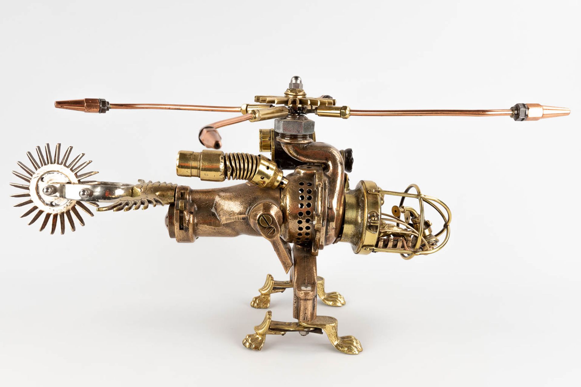 Dirk 'KEZANTI' DEWULF (1973) 'Helicopter' mixed media. (D:63 x W:53 x H:37 cm) - Image 3 of 17