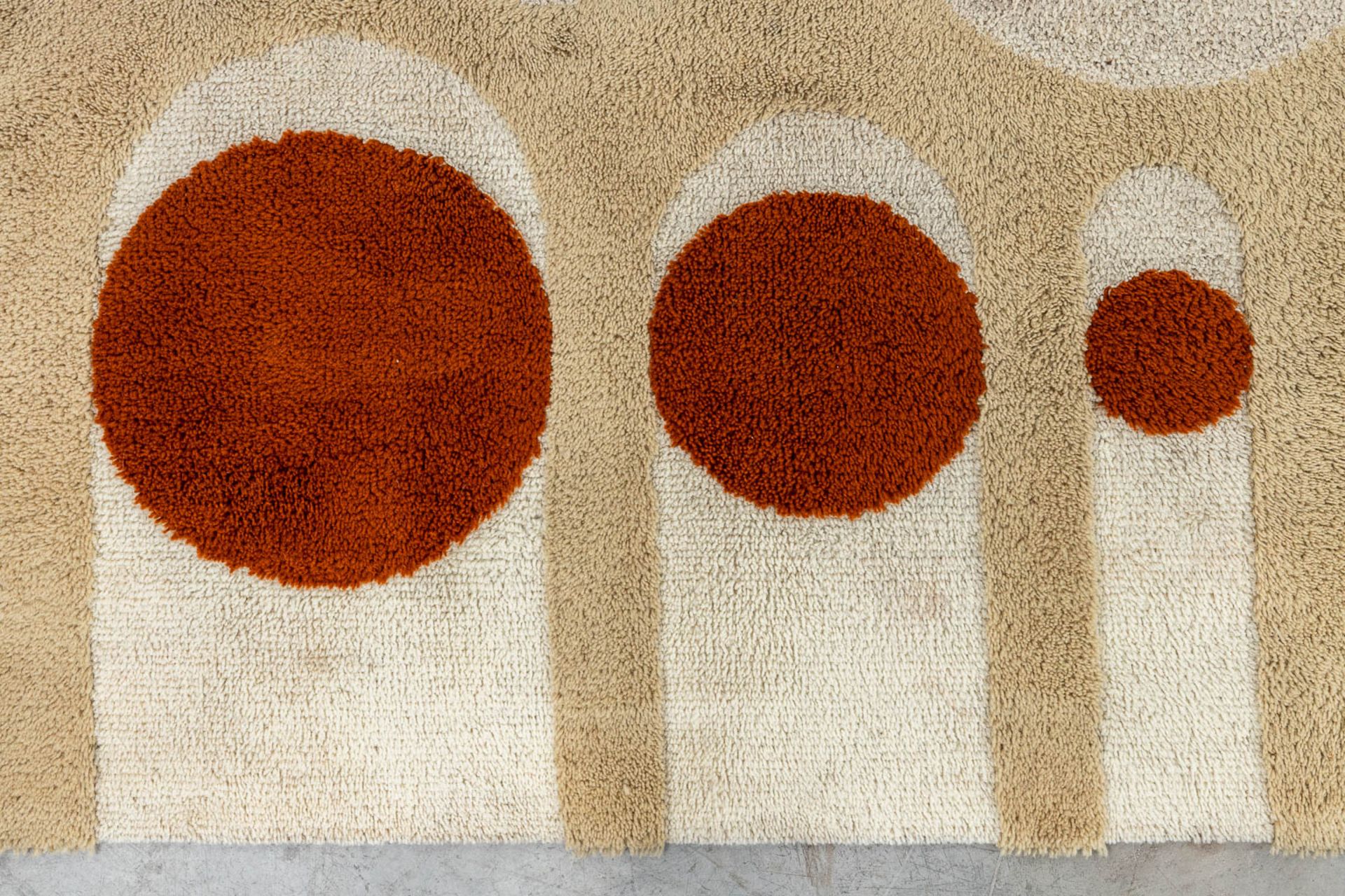 Verner PANTON (1926-1998)(attr.) 'Carpet' Circa 1970. (D:200 x W:280 cm) - Bild 3 aus 10