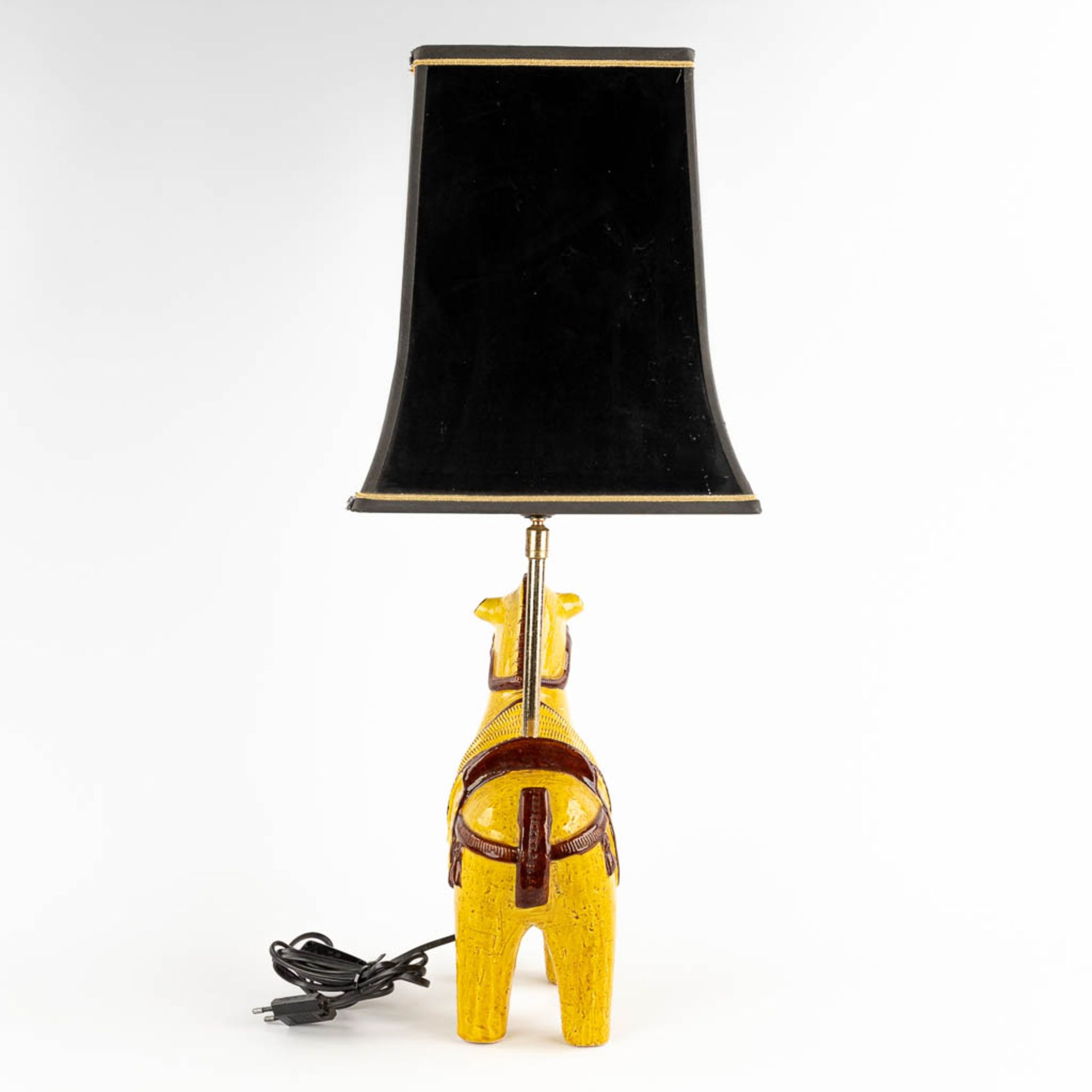 Aldo LONDI (1911-2003) 'Table Lamp with a yellow horse' for Bitossi. (D:12 x W:30 x H:32 cm) - Bild 4 aus 12