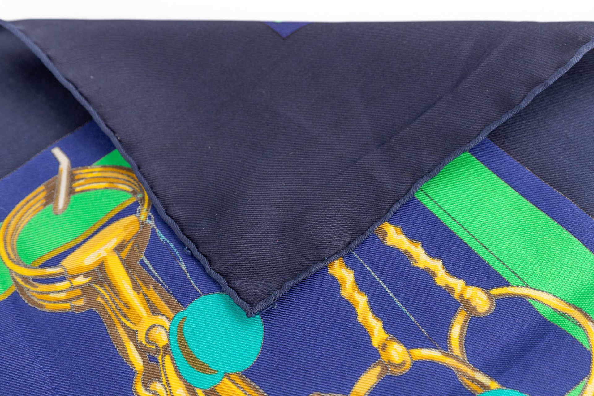 Hermès Paris, a set of 2 silk scarfs. (W:90 x H:90 cm) - Image 21 of 22