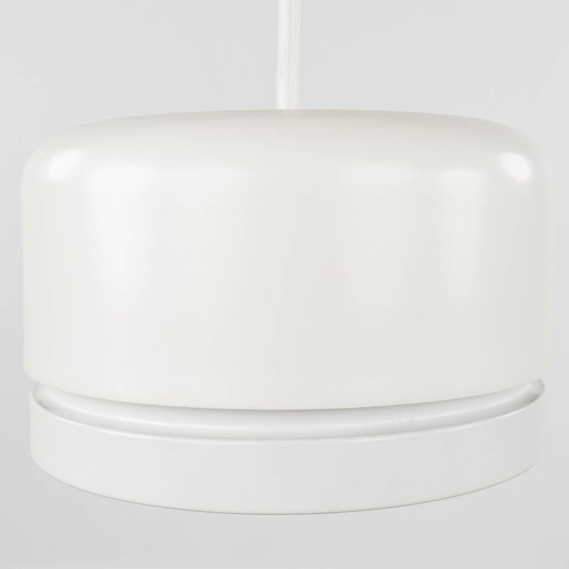 A mid-century ceiling lamp, lacquered metal. (H:23 x D:36 cm) - Image 5 of 6