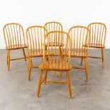 Bengt AKERBLOM &amp; Gunnar EKLOF (XX) 6 Chairs (D:52 x W:47 x H:88 cm)