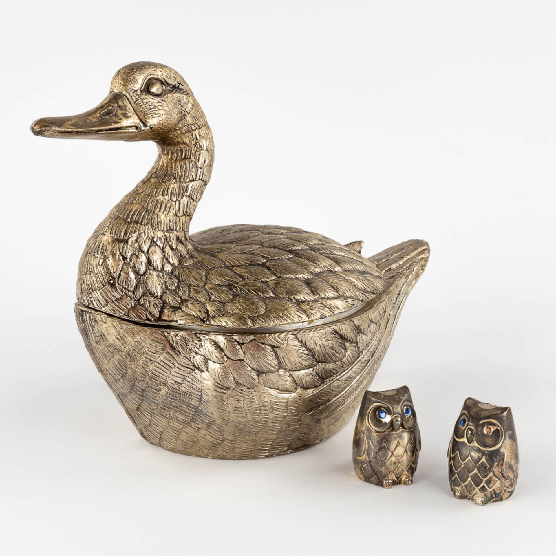 Mauro MANETTI (XX) 'Duck' an ice pail (D:16 x W:27 x H:22 cm)