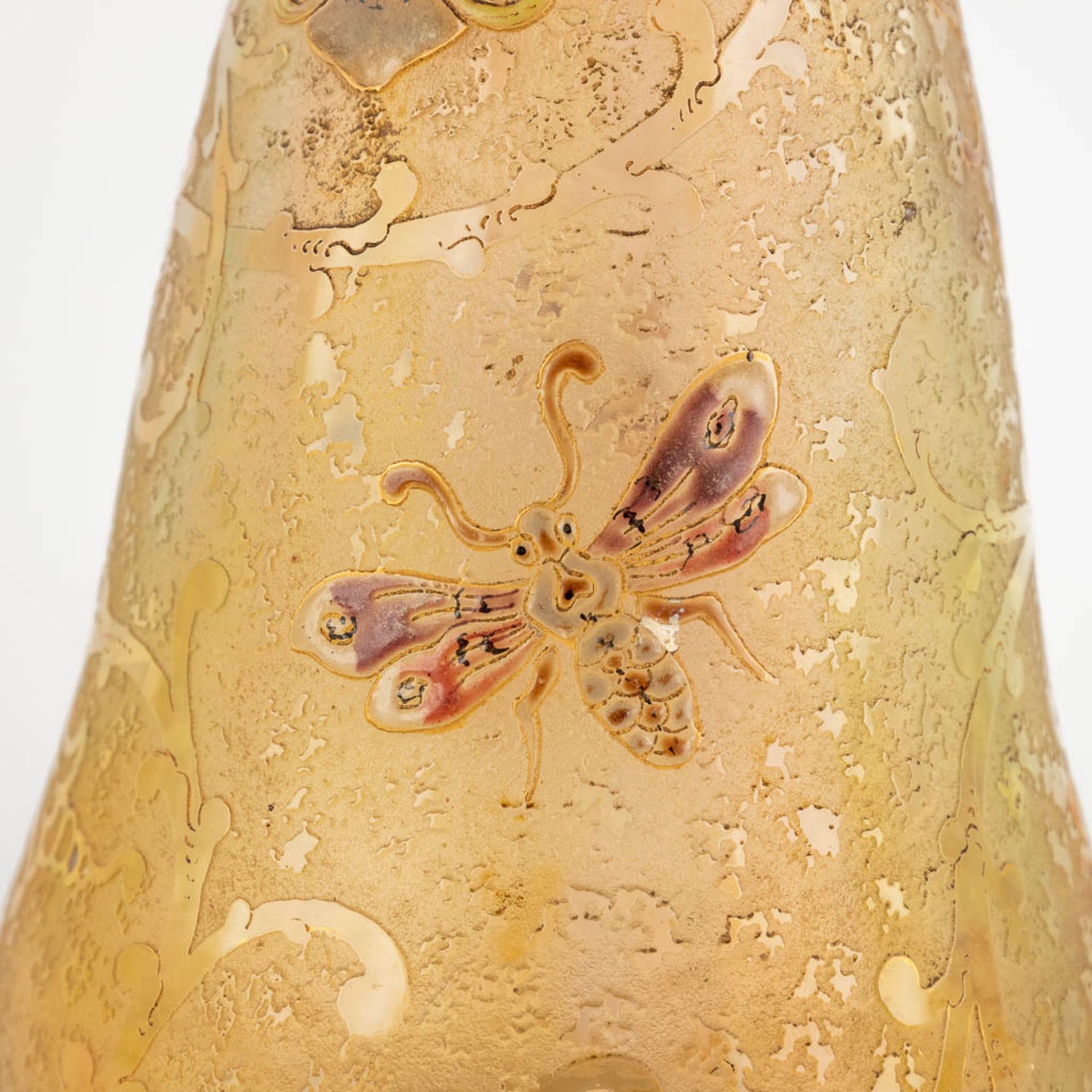 Antonin DAUM (1864-1930) 'Fleurons et rinceaux', a glass vase, Daum-Nancy, circa 1892-1893. (H:20 x  - Bild 15 aus 15