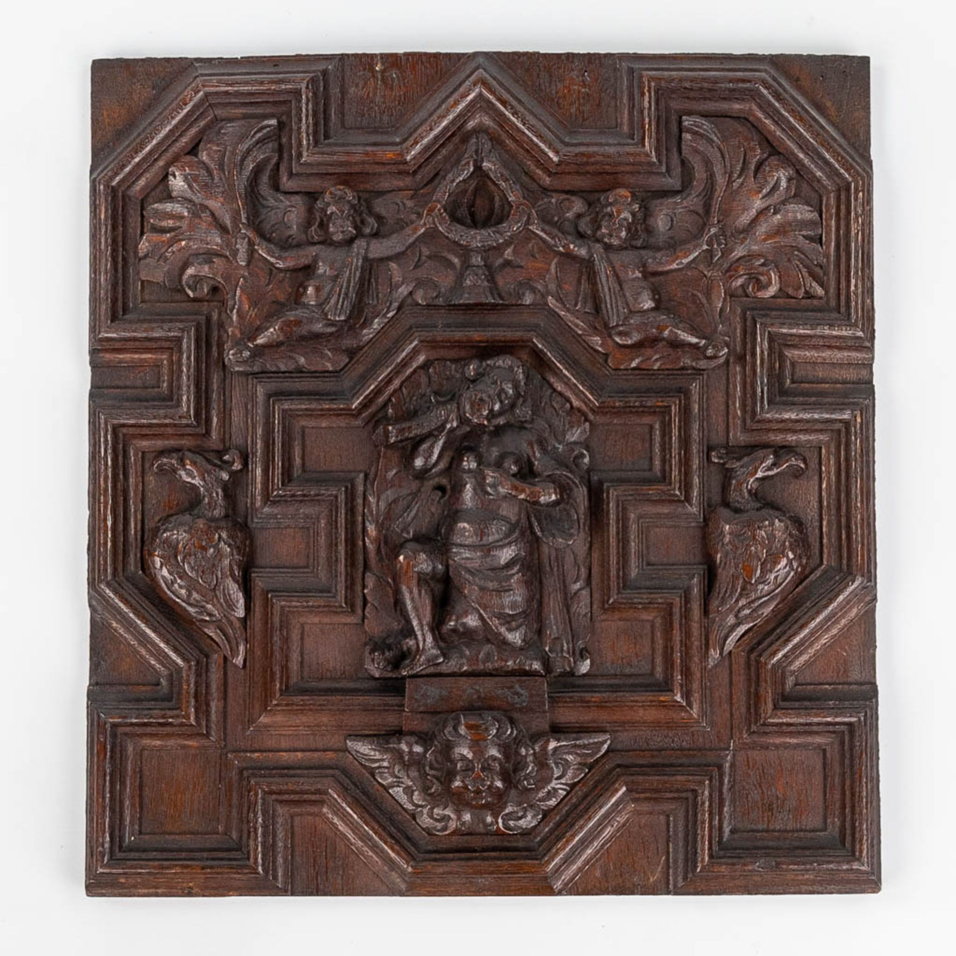 A large collection of panels, pieces and wood-sculptures, 16th/17th/18th C. (H:98 cm) - Bild 4 aus 25
