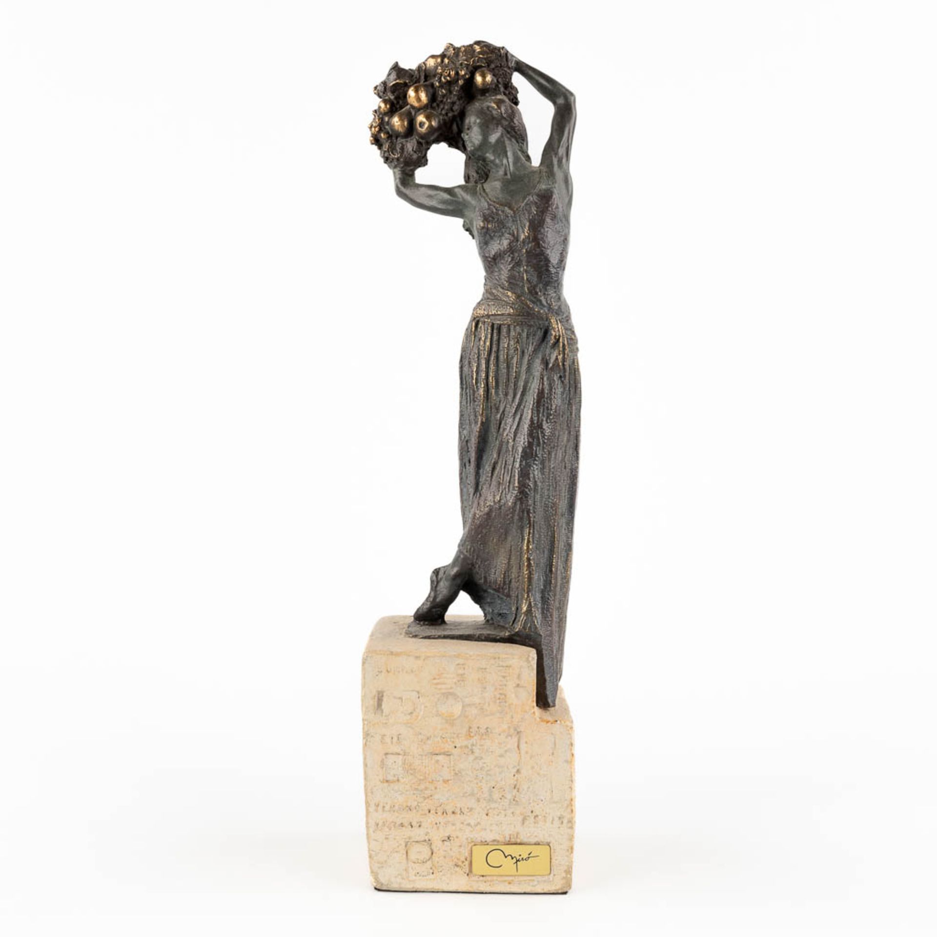 Joan MIRO (1893-1983)(after) 'Verano II' patinated bronze. 271/3999. 1992. (H:24 cm) - Image 3 of 13