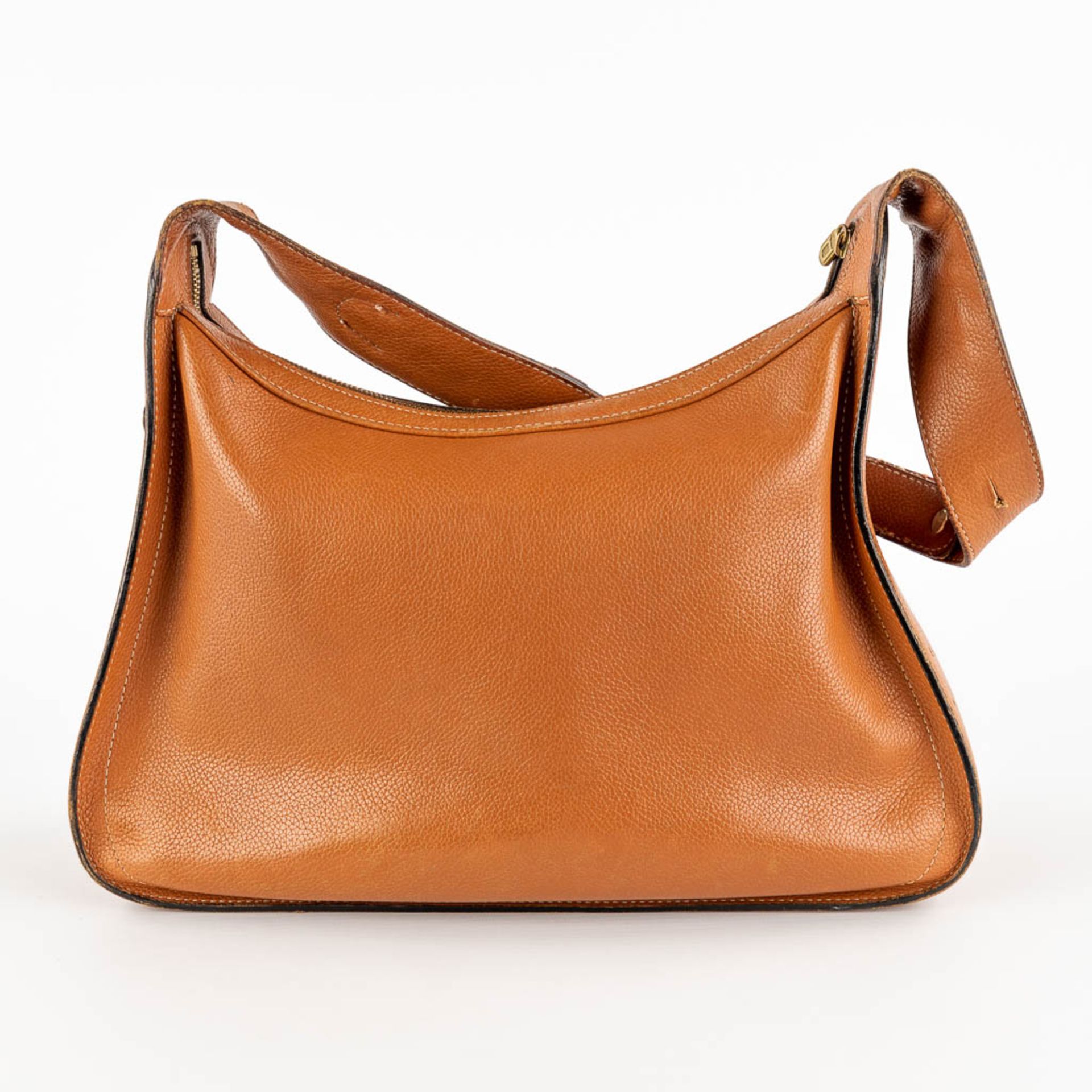 Delvaux, Pensée, a handbag made of brown leather. (W:24 x H:32 cm) - Bild 4 aus 18
