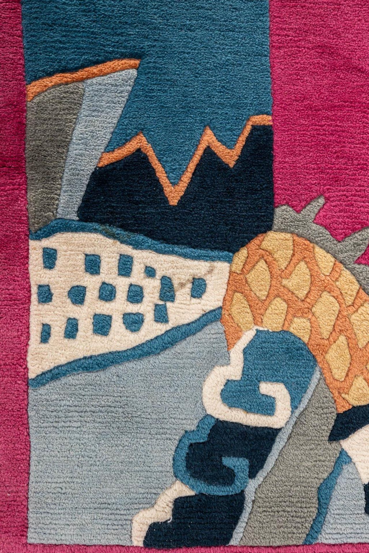 Nini Ferrucci, a carpet. Circa 1980. (D:293 x W:200 cm) - Image 9 of 10