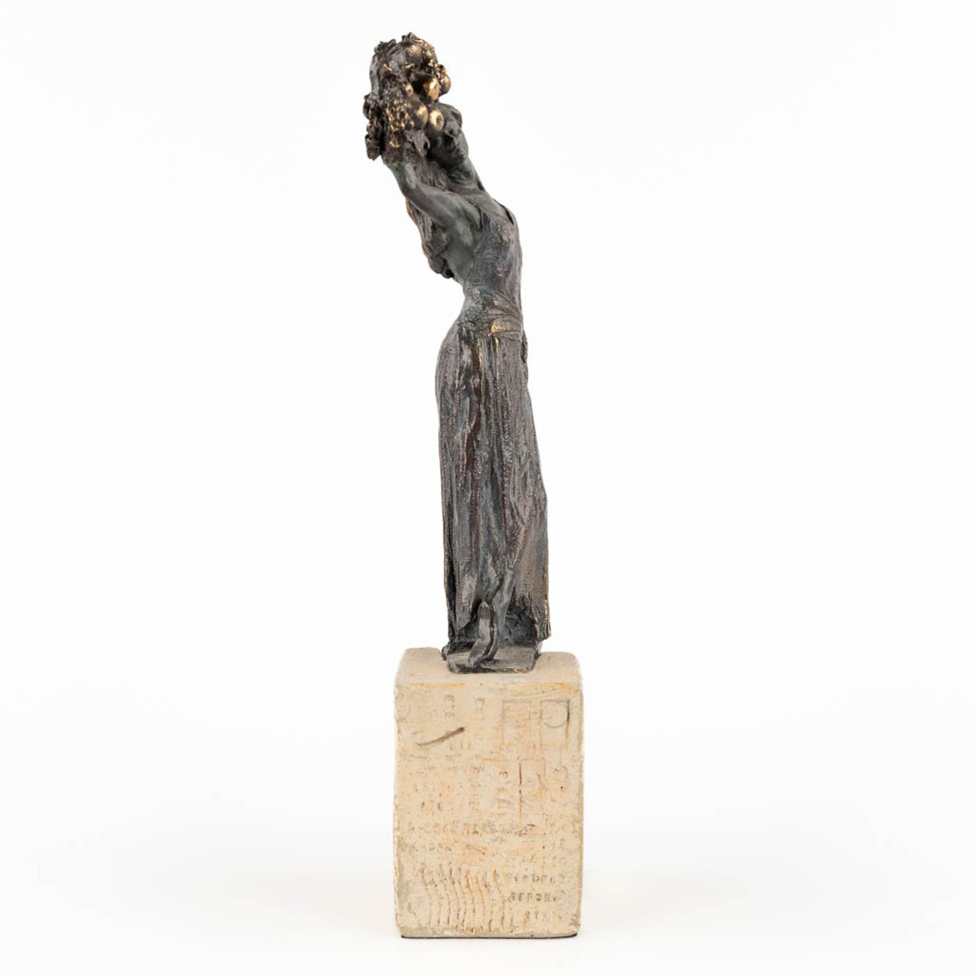 Joan MIRO (1893-1983)(after) 'Verano II' patinated bronze. 271/3999. 1992. (H:24 cm) - Image 6 of 13