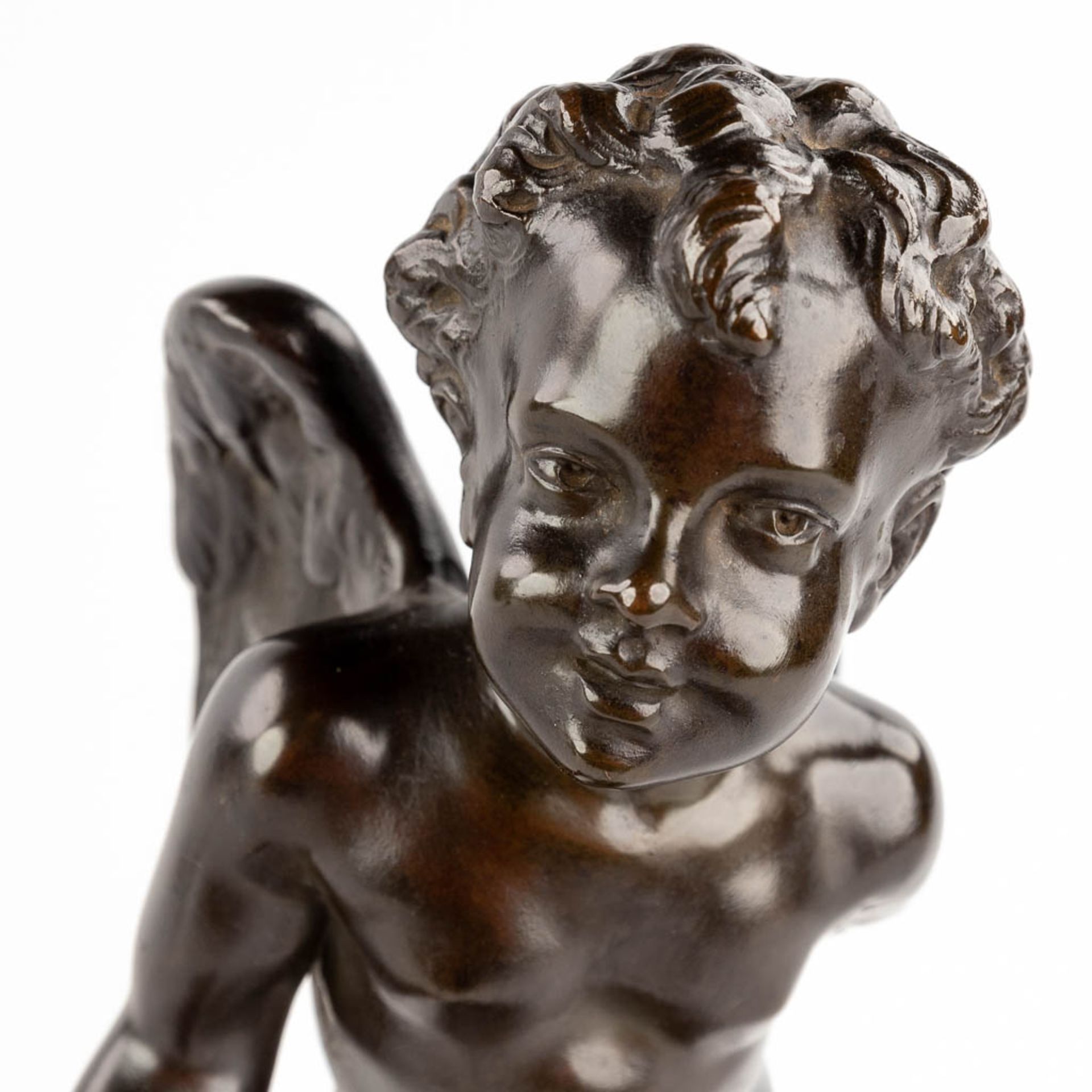 Edouard DROUOT (1859-1945) 'Amour Légitime et Amour Naturel' patinated bronze. (H:34 x D:16,5 cm) - Image 8 of 14