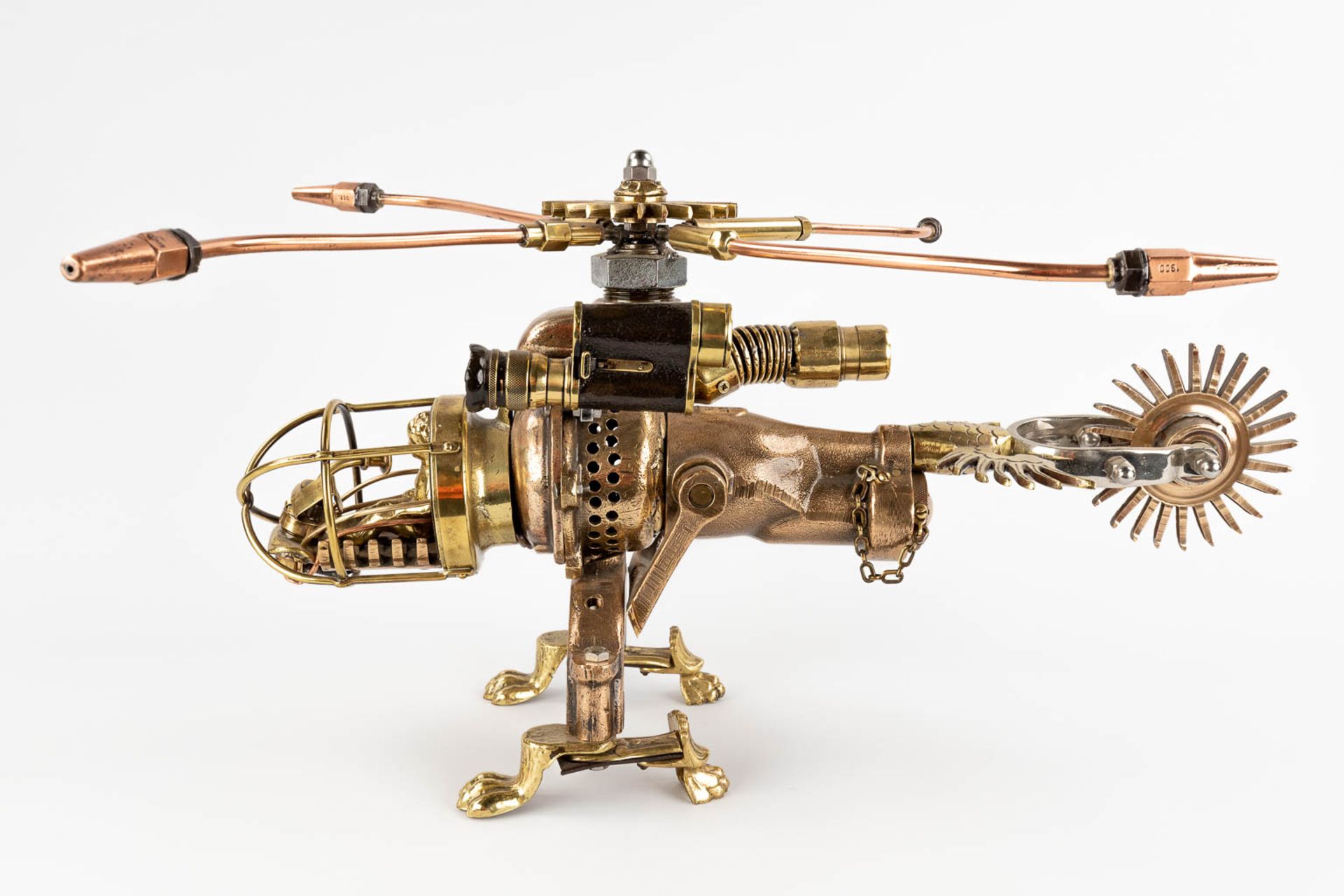 Dirk 'KEZANTI' DEWULF (1973) 'Helicopter' mixed media. (D:63 x W:53 x H:37 cm) - Image 5 of 17