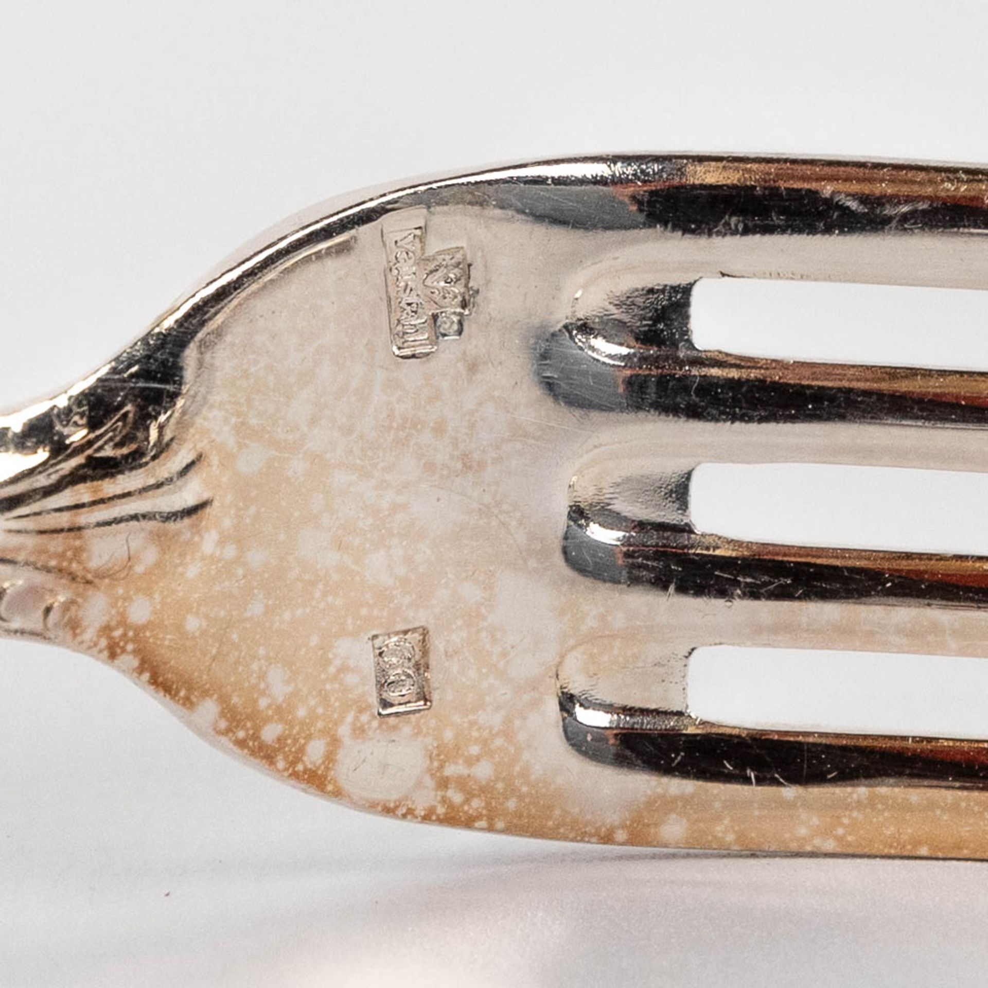 Vanstahl, a 103-piece silver-plated cutlery. Model Perles and mounted in a chest. (D:29 x W:52 x H:1 - Bild 6 aus 17