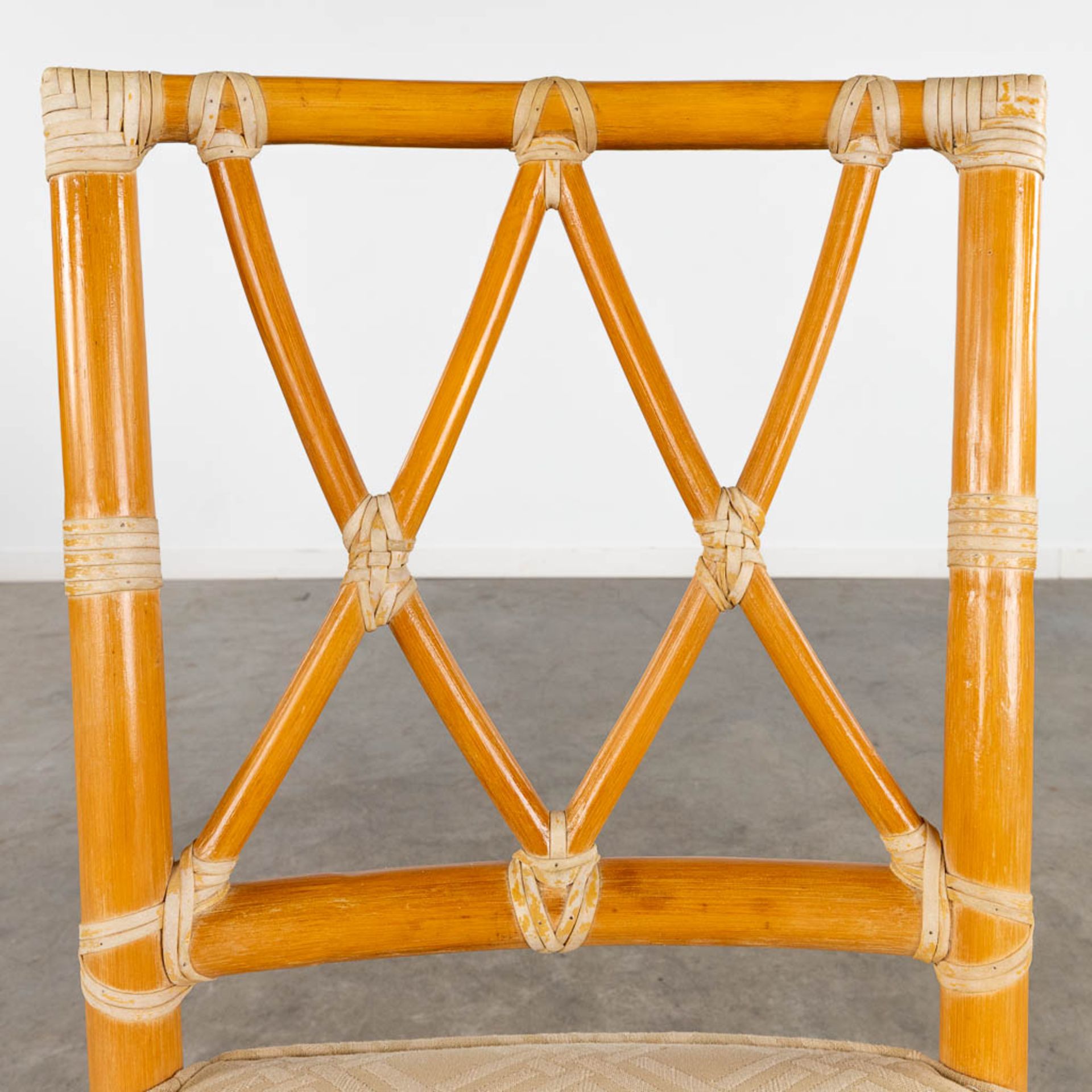 John MCGUIRE (1920-2013) '8 Bamboo chairs'. (D:50 x W:45 x H:86 cm) - Bild 14 aus 14