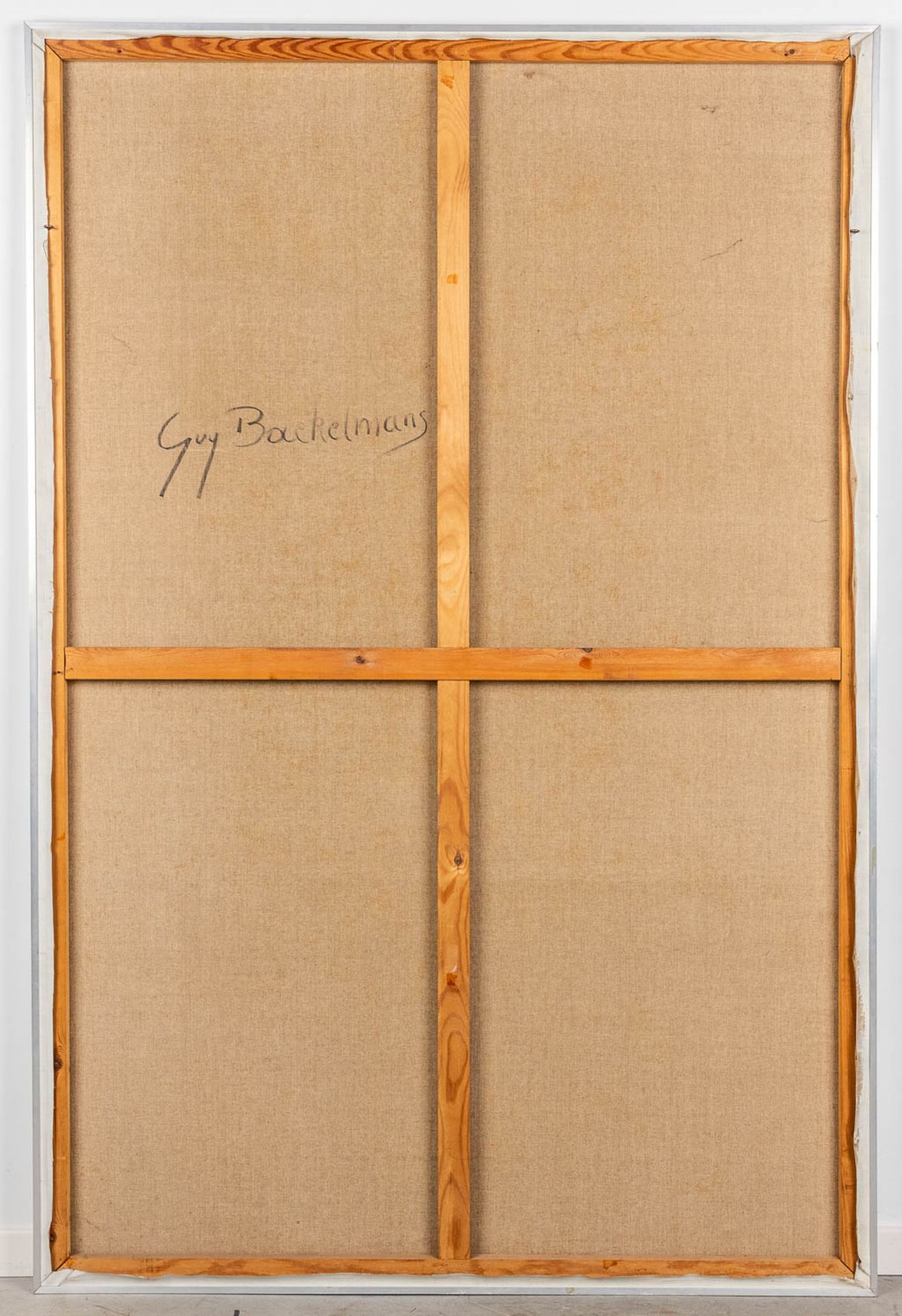 Guy BAEKELMANS (1940) 'Divided' Tempera on canvas, 1969. (W:120 x H:180 cm) - Bild 8 aus 8
