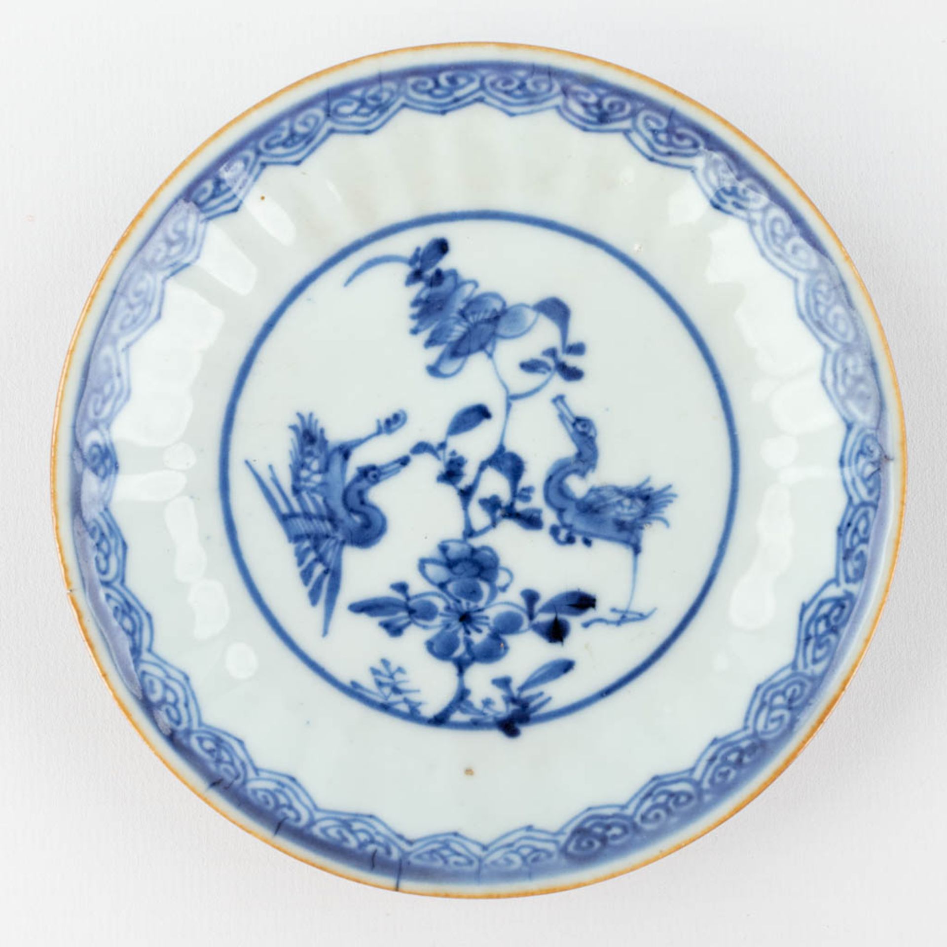 A small collection of porcelain items, Kangxi and Qianlong, blue-white, Chinese Imari. 18th/19th C.  - Bild 3 aus 22