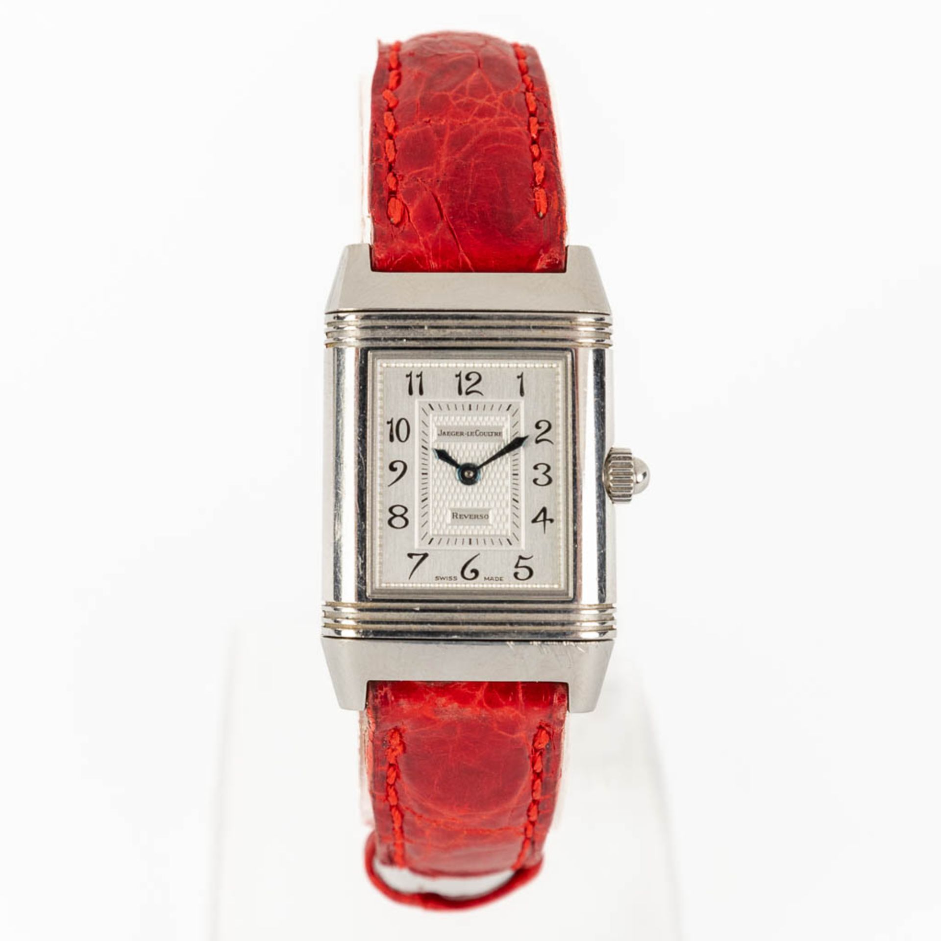 Jaeger Le Coultre, Reverso Duetto a womans wristwatch with 2 dials. 266.8.11 (W:2 x H:2,8 cm) - Image 14 of 14