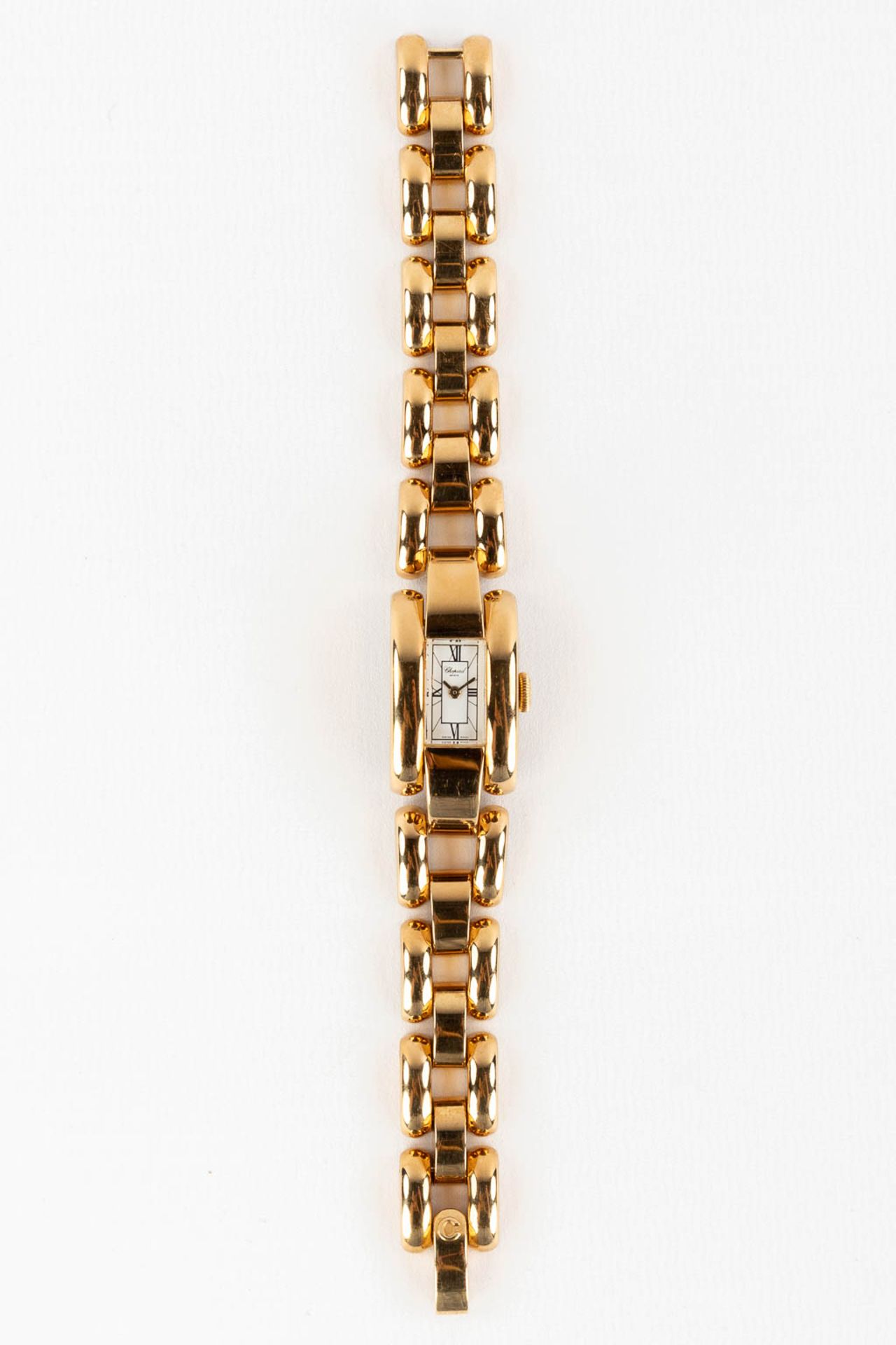 Chopard, 'La Strada' a woman's wristwatch, 18kt yellow gold. (W:1,8 x H:4,3 cm) - Image 15 of 16