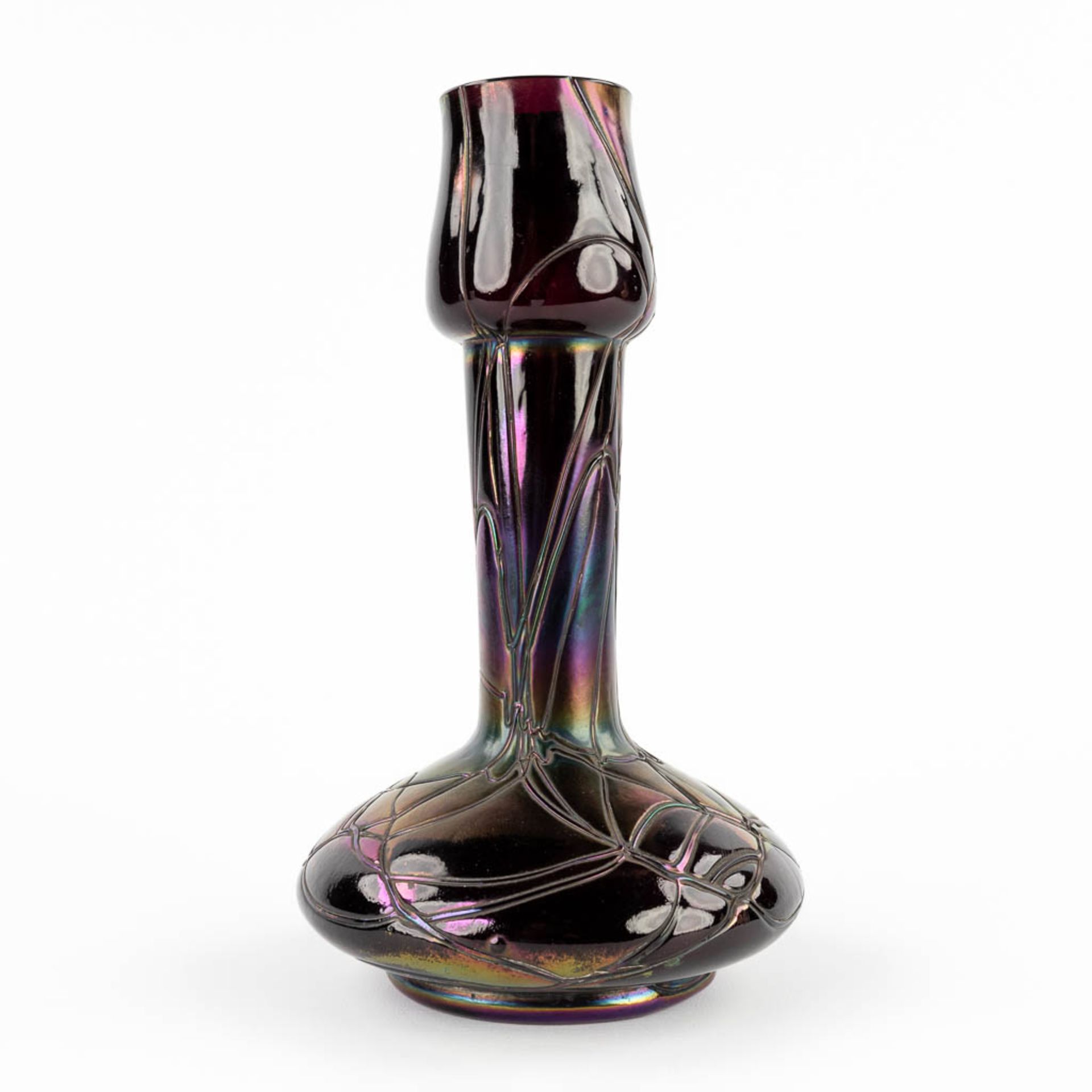 Pallme-Konig 'Vase' iridescent glass (H:26 x D:15 cm) - Image 3 of 10