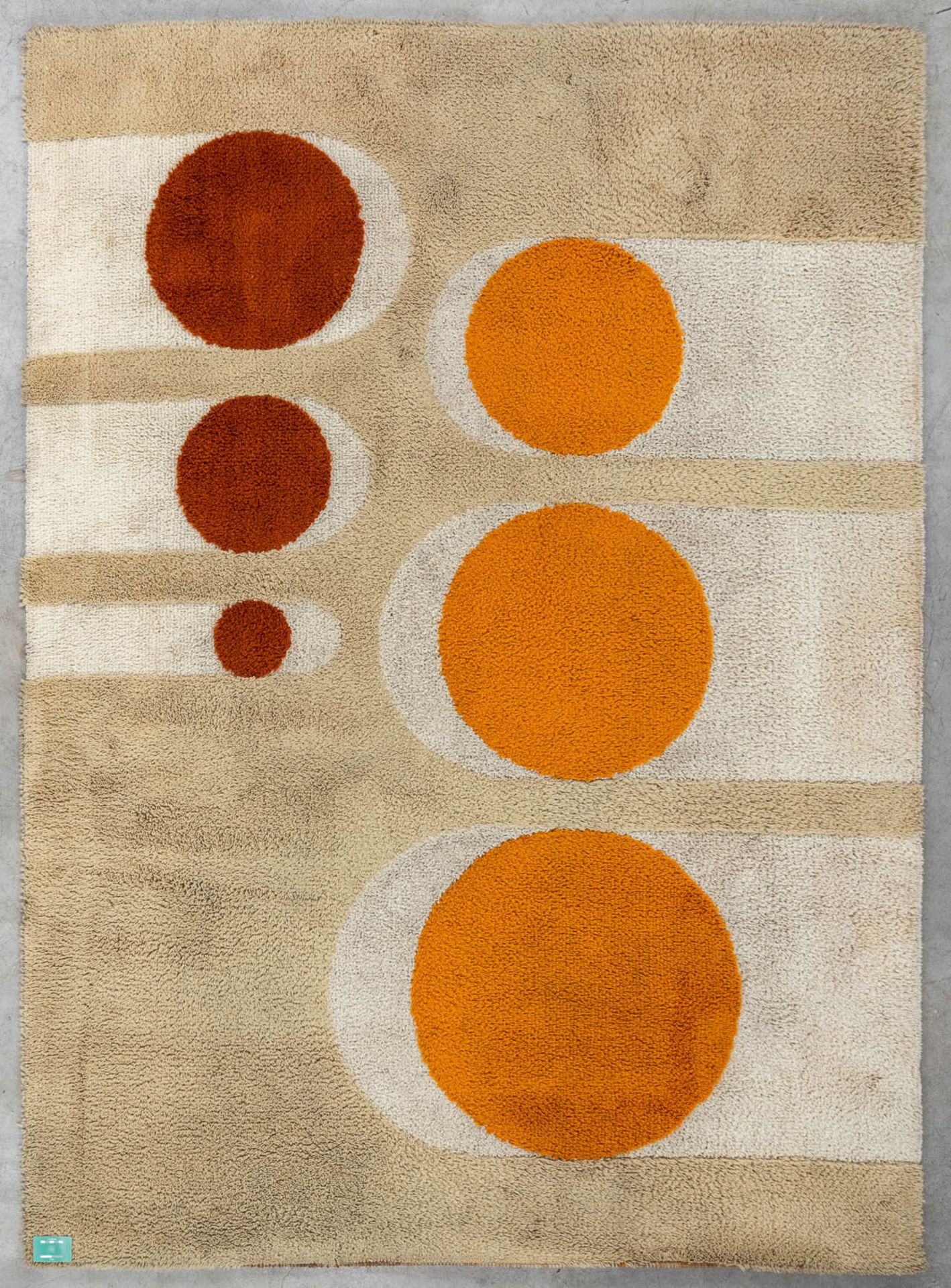 Verner PANTON (1926-1998)(attr.) 'Carpet' Circa 1970. (D:200 x W:280 cm) - Bild 2 aus 10