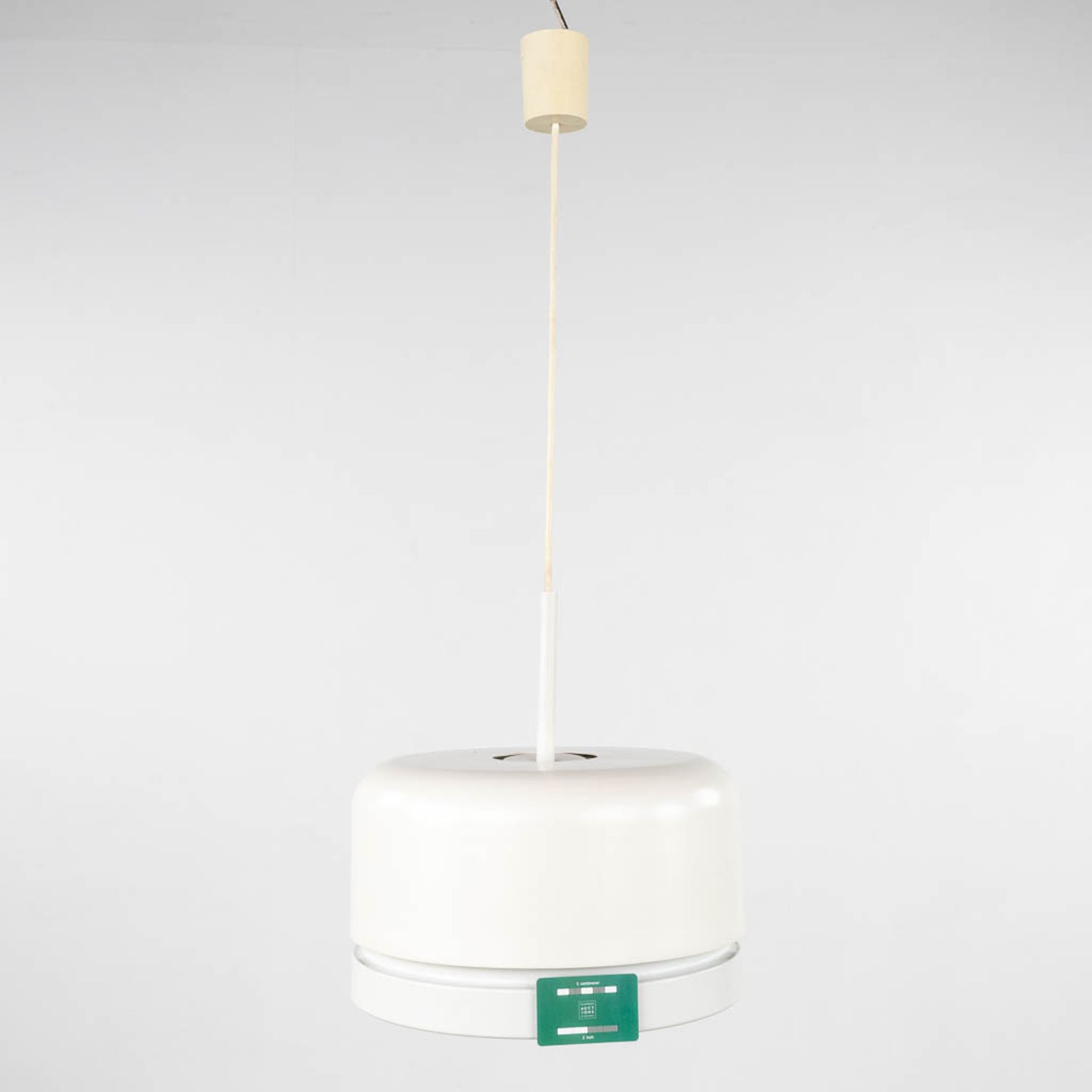 A mid-century ceiling lamp, lacquered metal. (H:23 x D:36 cm) - Image 2 of 6