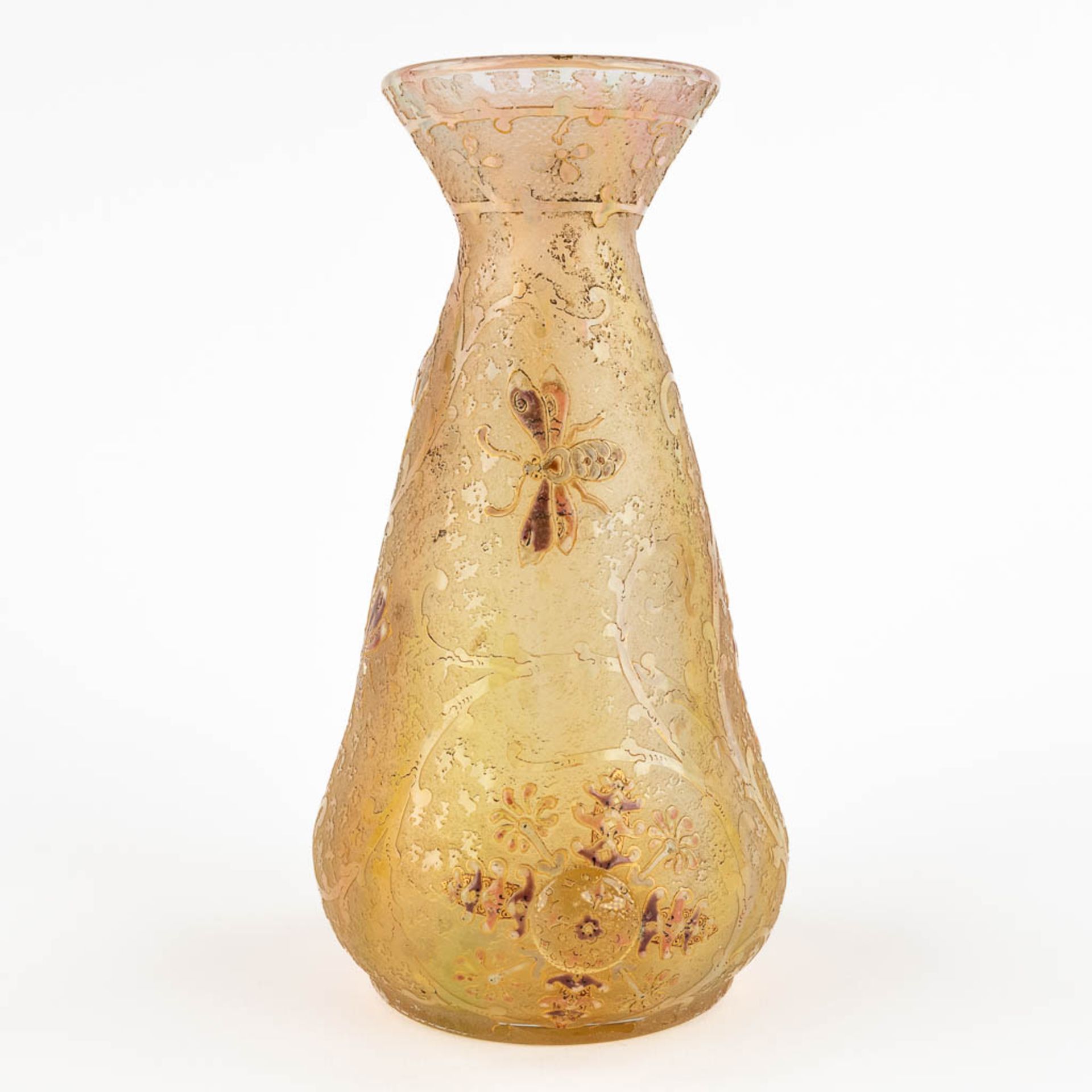 Antonin DAUM (1864-1930) 'Fleurons et rinceaux', a glass vase, Daum-Nancy, circa 1892-1893. (H:20 x - Image 4 of 15