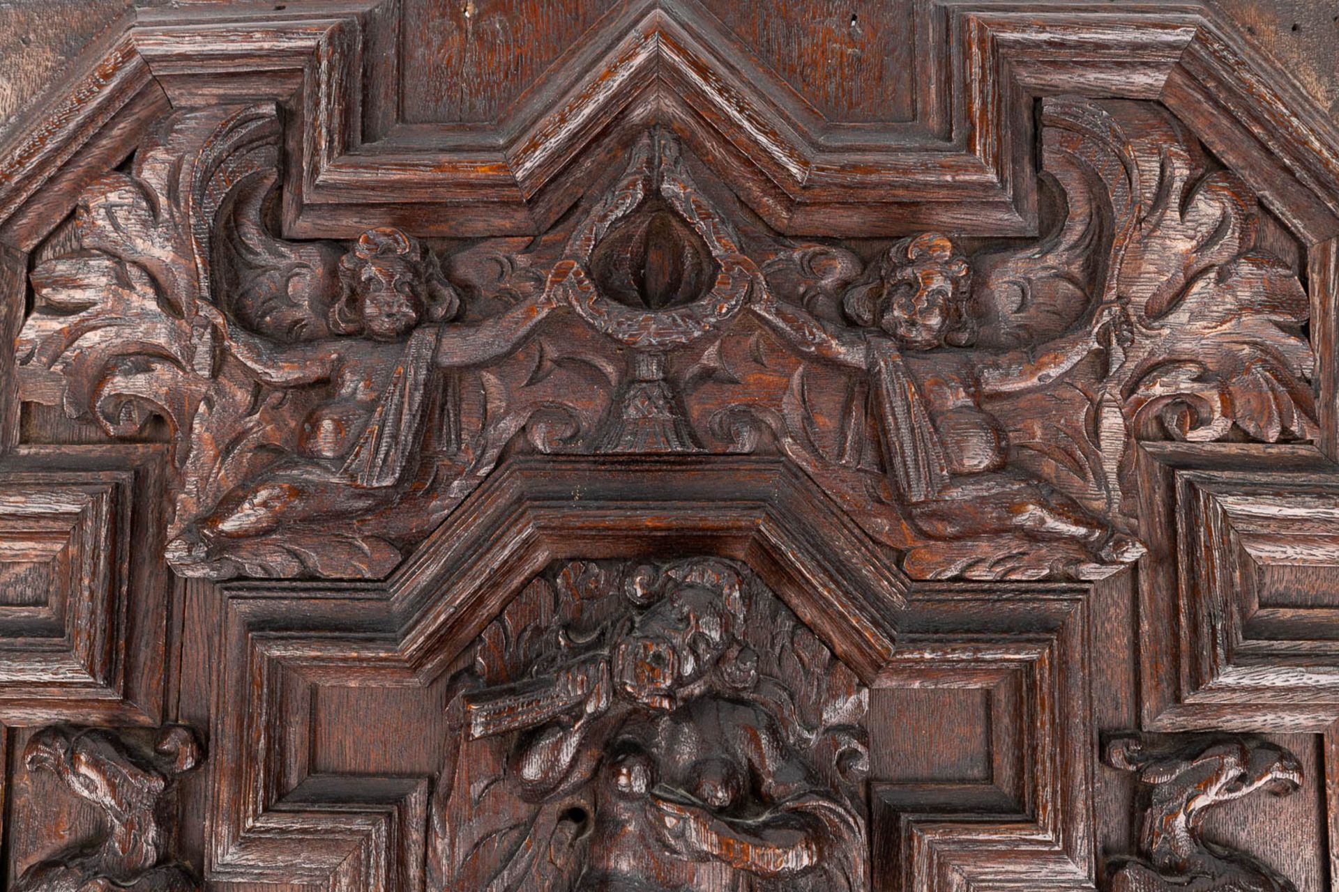 A large collection of panels, pieces and wood-sculptures, 16th/17th/18th C. (H:98 cm) - Bild 21 aus 25