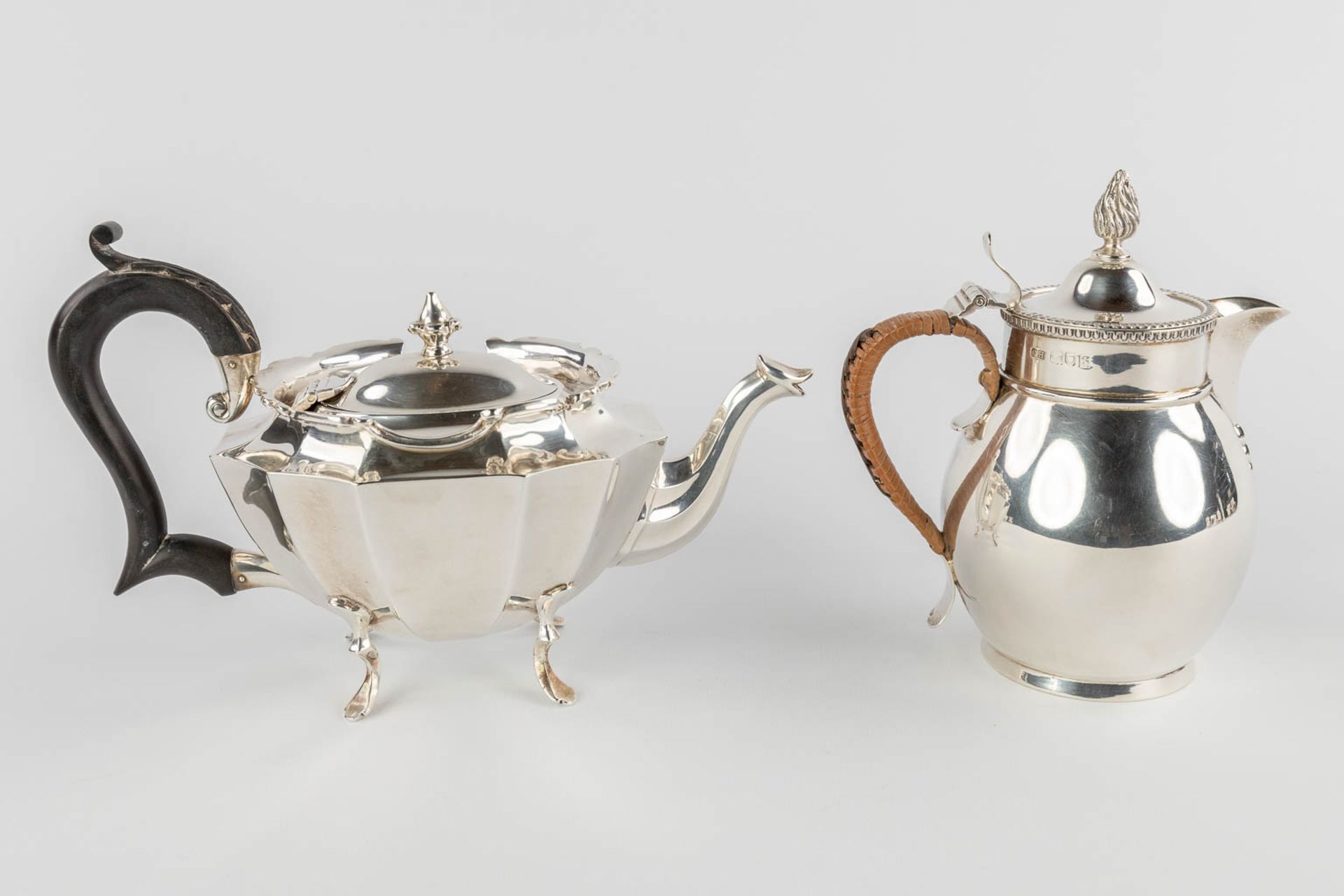 Large collection of silver items, Mostly England. 19th C. Total gross weight: 2915g. (W:22 x H:14 cm - Bild 5 aus 30