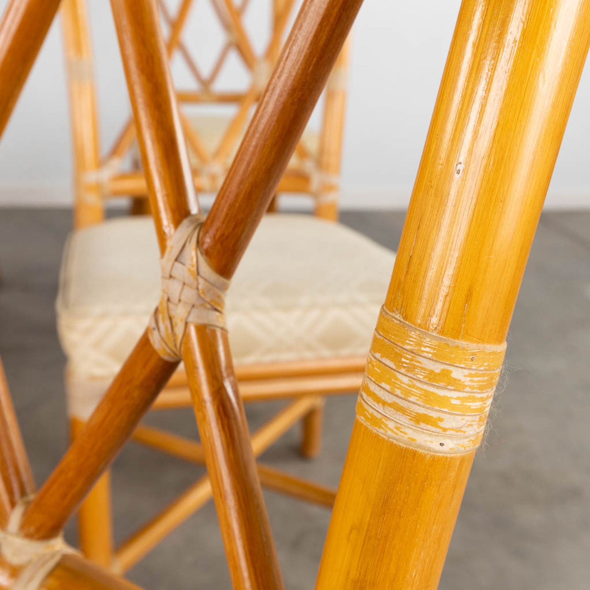 John MCGUIRE (1920-2013) '8 Bamboo chairs'. (D:50 x W:45 x H:86 cm) - Bild 4 aus 14