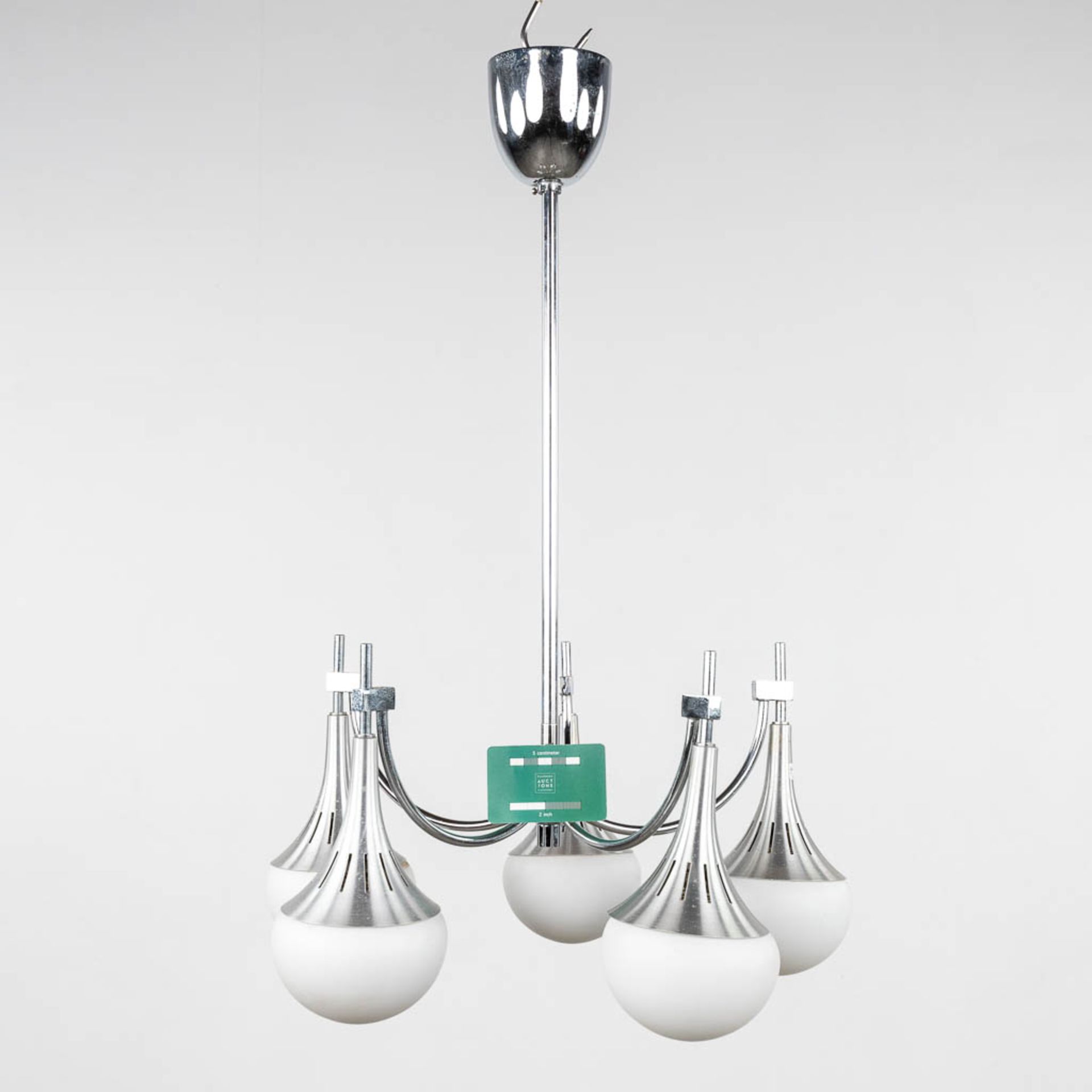 Gaetano SCIOLARI (1927-1994) 'Trumpet' a ceiling lamp. Circa 1970. (H:70 x D:42 cm) - Image 2 of 6