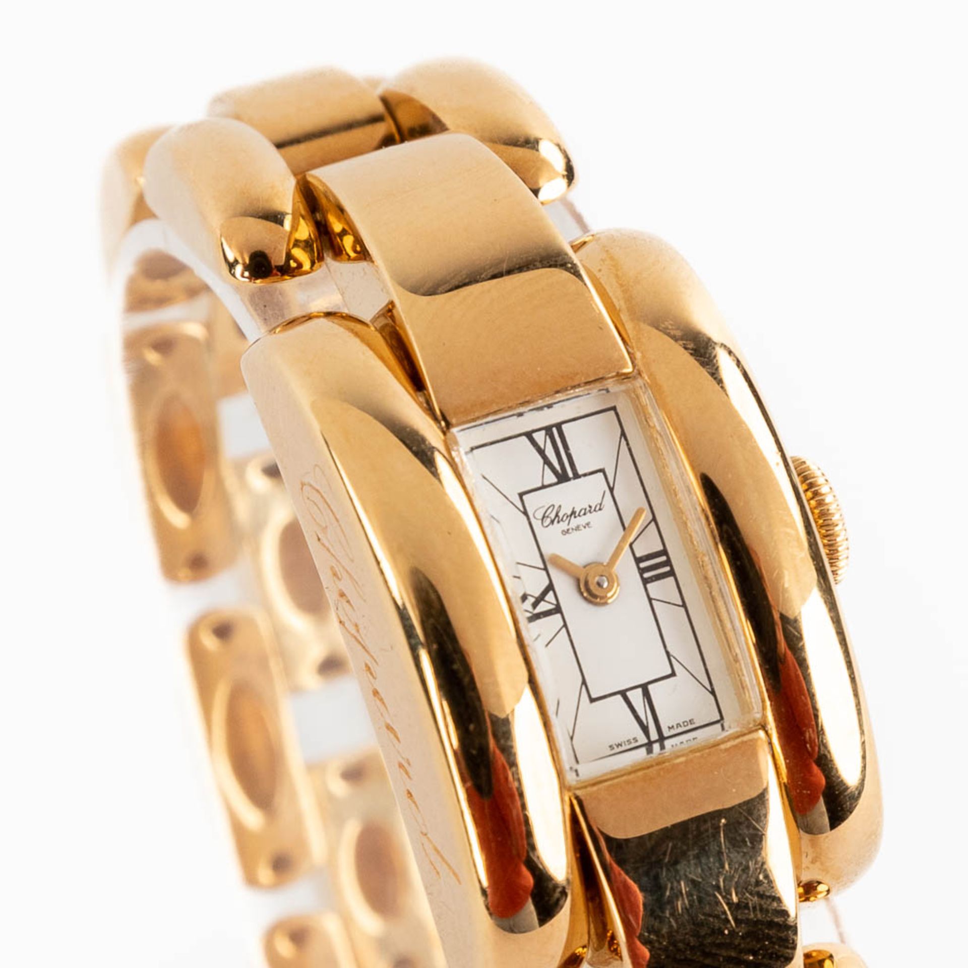 Chopard, 'La Strada' a woman's wristwatch, 18kt yellow gold. (W:1,8 x H:4,3 cm) - Image 4 of 16