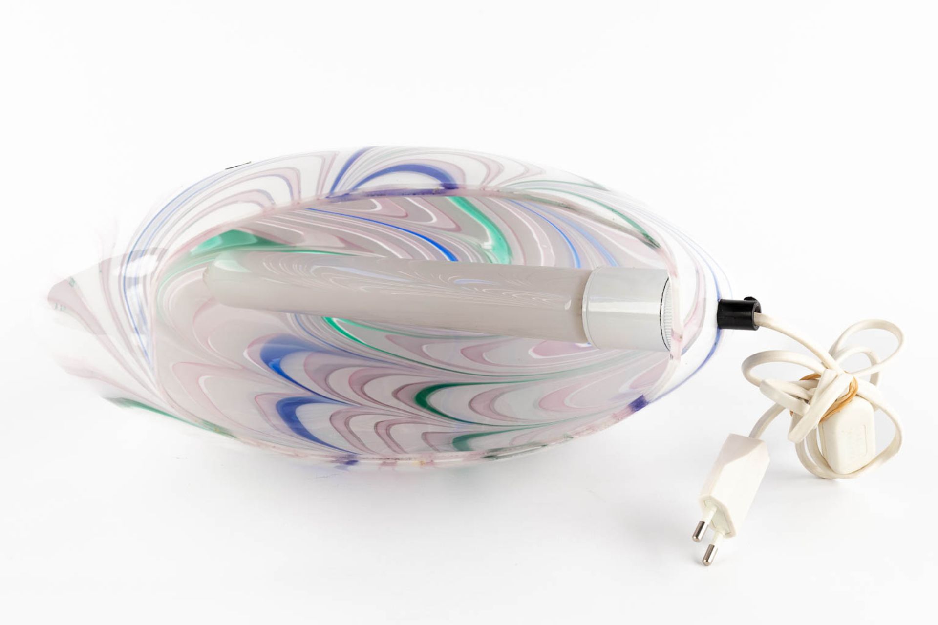 Caramella, Murano. A glass table lamp, circa 1970. (D:16 x W:36 x H:32 cm) - Image 7 of 10