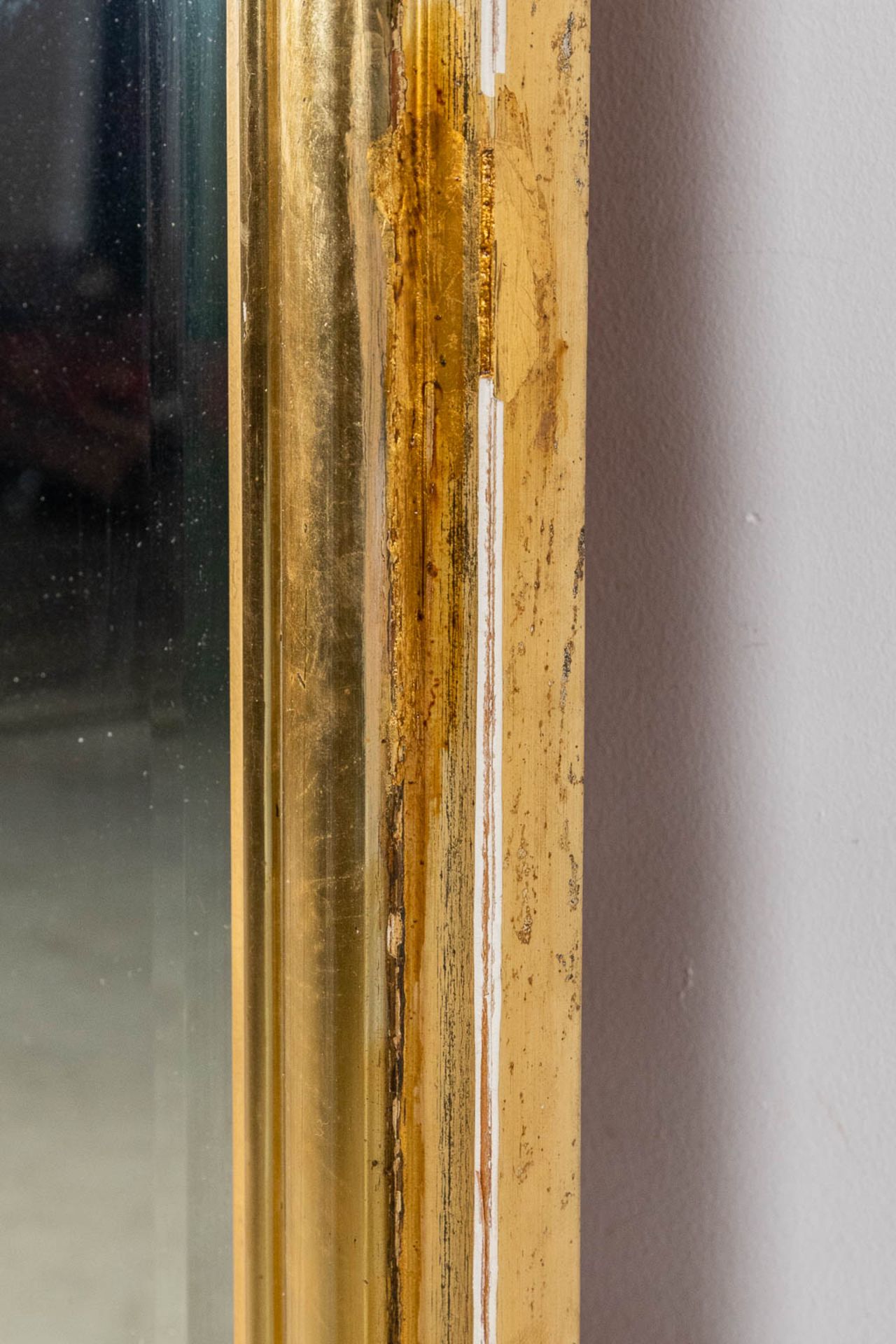 A mirror, gilt wood and stucco in Louis XV style. Circa 1900. (W:104 x H:180 cm) - Bild 10 aus 12
