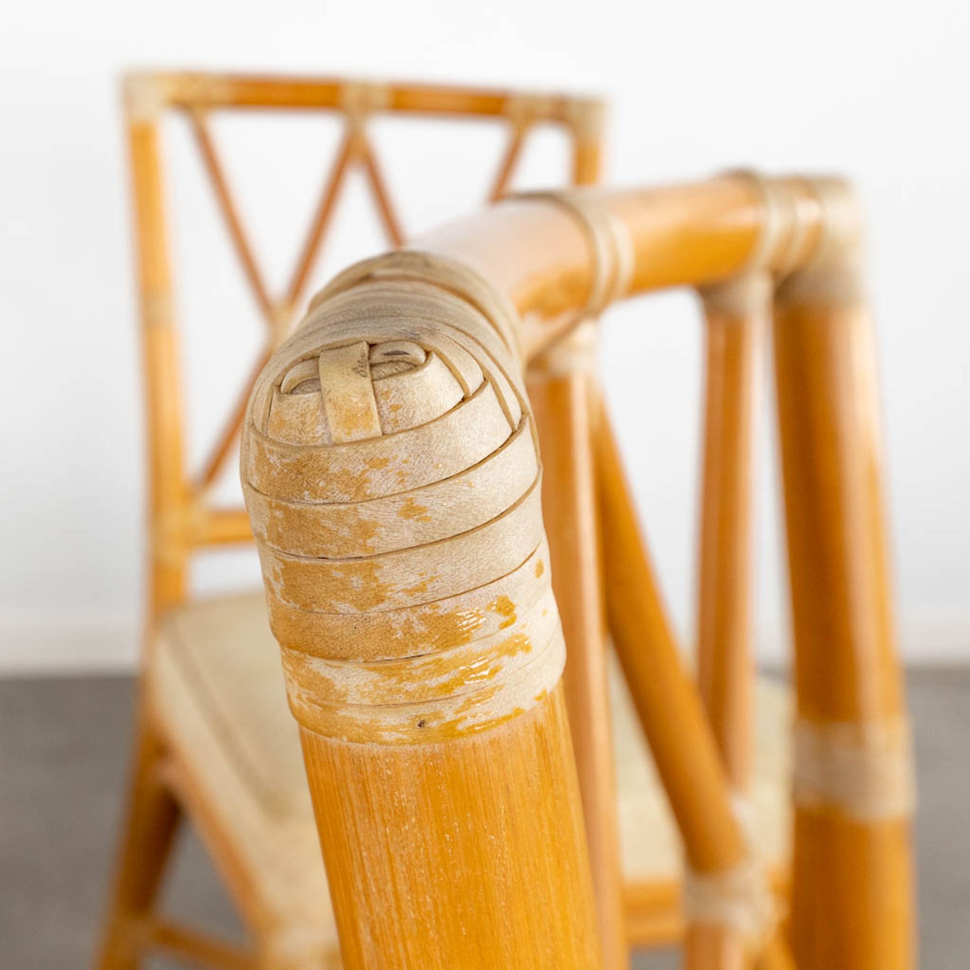 John MCGUIRE (1920-2013) '8 Bamboo chairs'. (D:50 x W:45 x H:86 cm) - Bild 6 aus 14