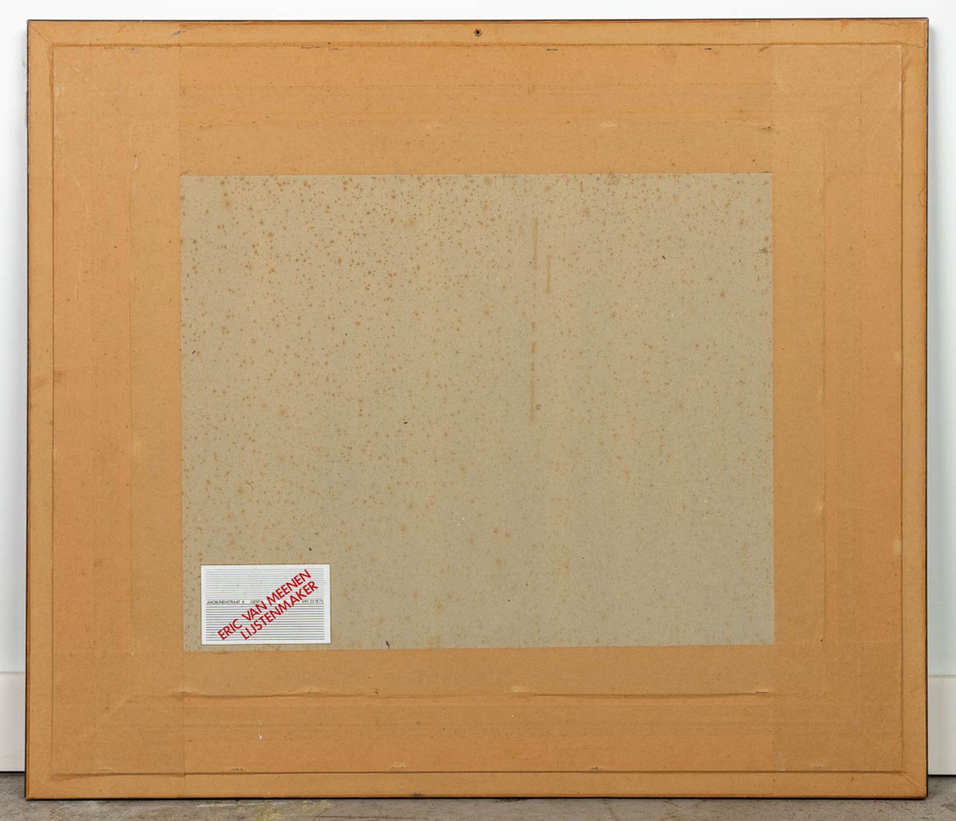 Bernard DUFOUR (1922-2016) 'Still life painting' acrylic on silk. (W:43 x H:35,5 cm) - Bild 7 aus 7