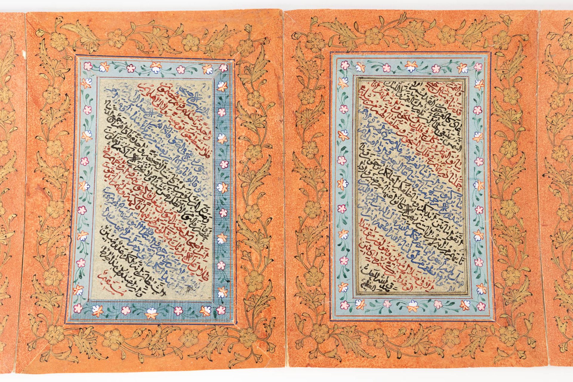 An album of Ottoman Calligraphic Panels (QITA) early 20th C. (W:15 x H:20 cm) - Image 5 of 12