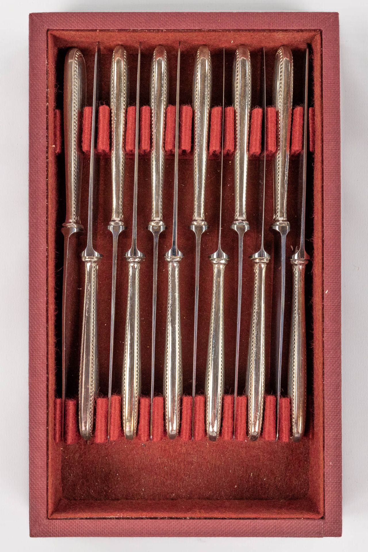 Vanstahl, a 103-piece silver-plated cutlery. Model Perles and mounted in a chest. (D:29 x W:52 x H:1 - Bild 16 aus 17