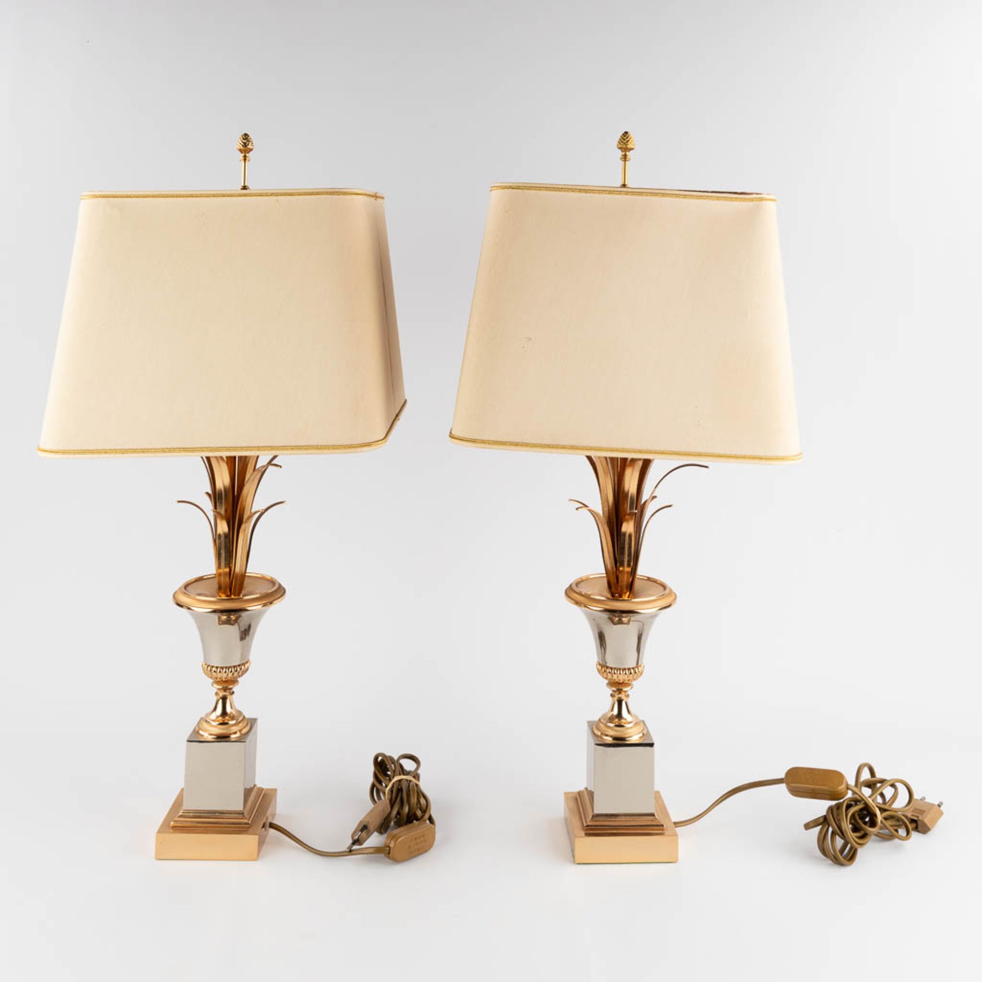 Boulanger S.A., A pair of table lamps, Hollywood Regency style. 20th C. (D:33 x W:33 x H:74 cm) - Bild 5 aus 13