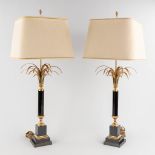 Boulanger S.A. A pair of table lamps in Hollywood Regency style. 20th C. (D:36 x W:36 x H:93 cm)