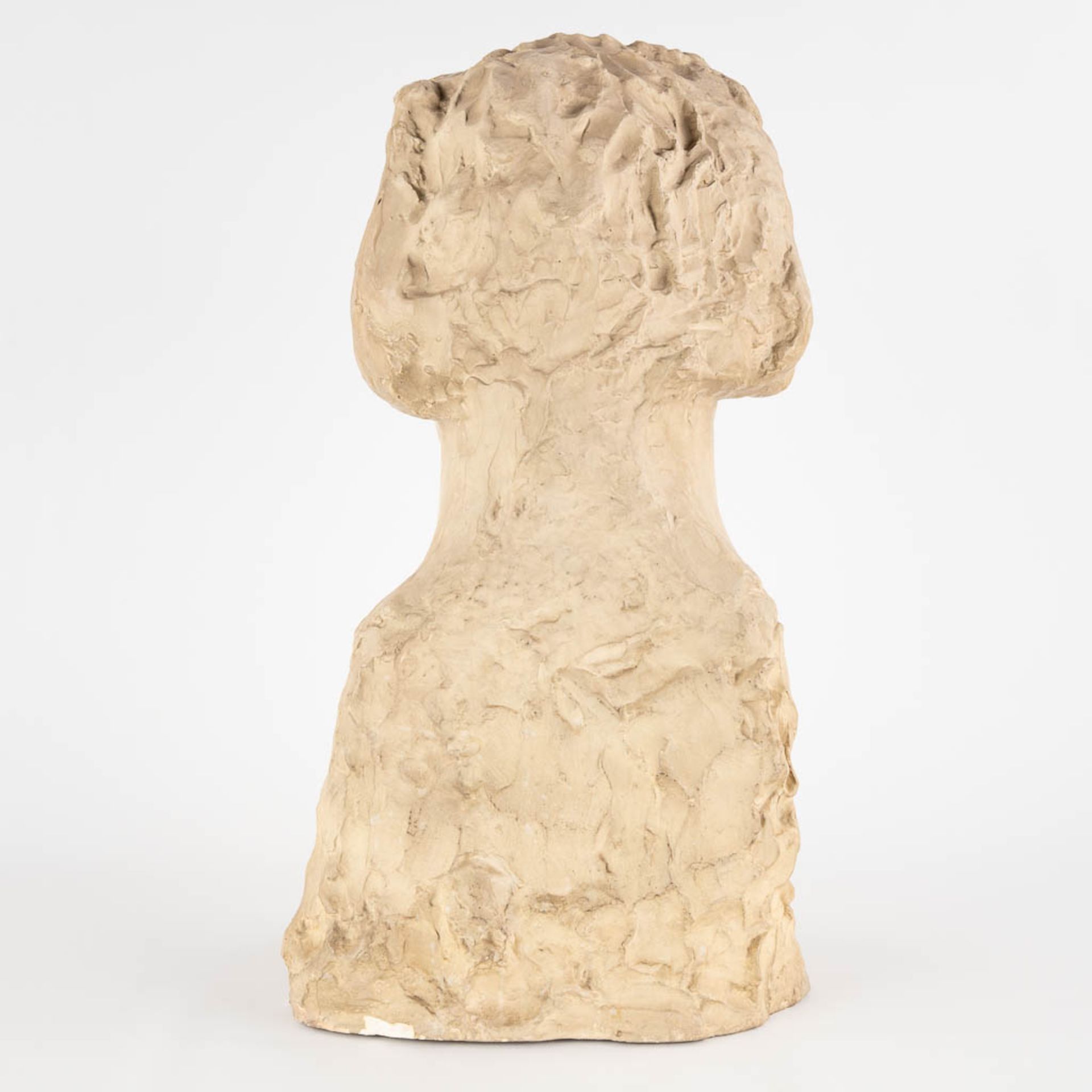 George MINNE (1866-1941) 'Bust of a Lady' patinated plaster. 1927. (D:30 x W:28 x H:52 cm) - Bild 5 aus 12