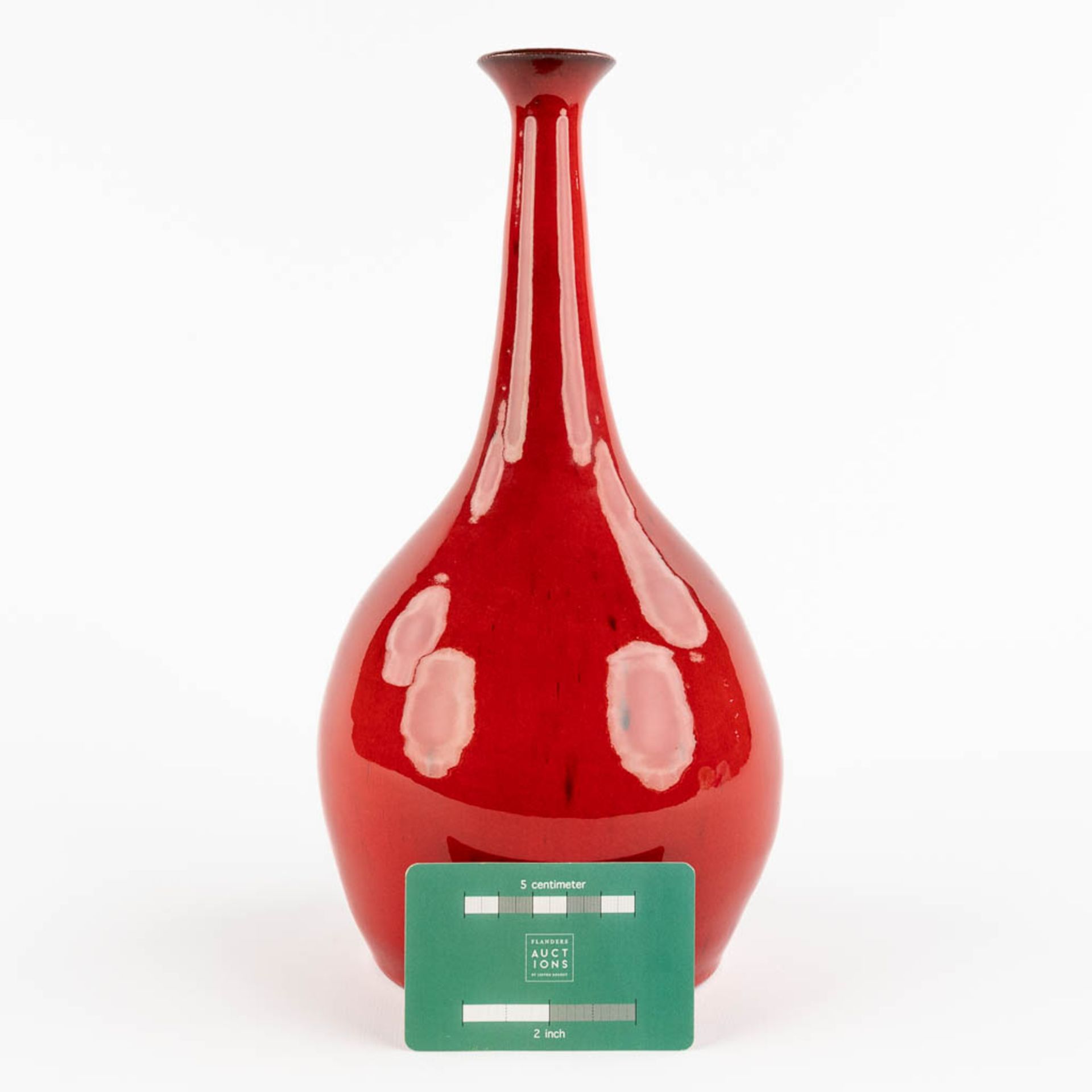 Léon GOOSSENS (XX) 'Vase' glazed ceramics. Circa 1960. (H:30 x D:15 cm) - Image 2 of 10